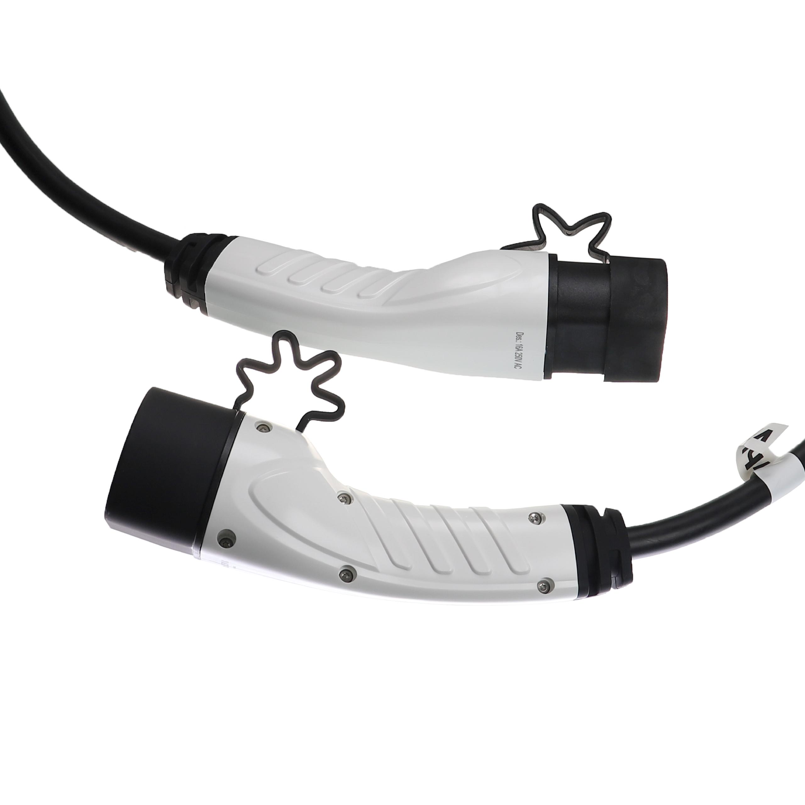 Charging Cable for Electric Car, Plug-In Hybrid - Type 2 to Type 2 Cable, Single-Phase, 16 A, 3.5 kW, 10 m