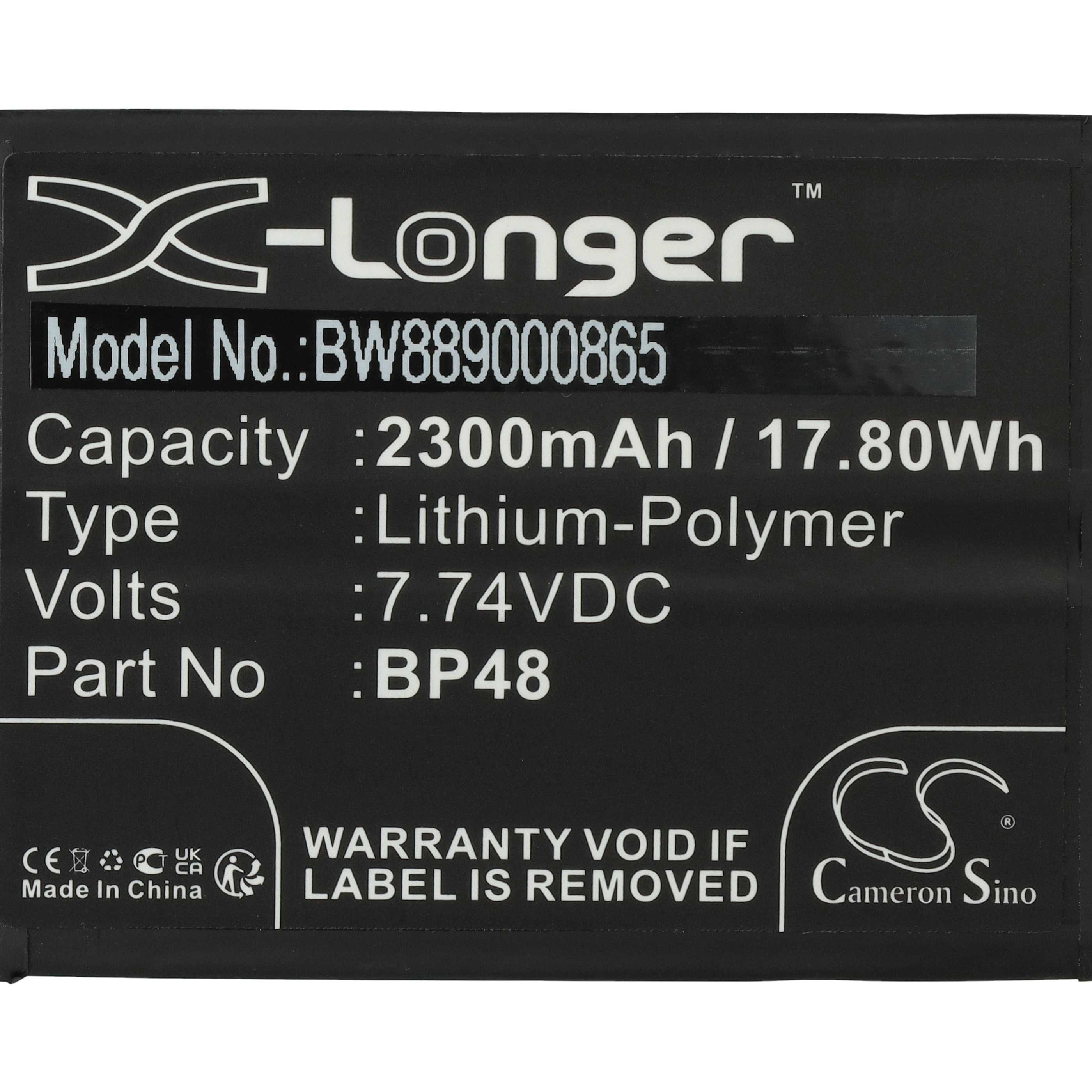 Mobile Phone Battery Replacement for Xiaomi BP48 - 2300 mAh 7.74 V Li-polymer