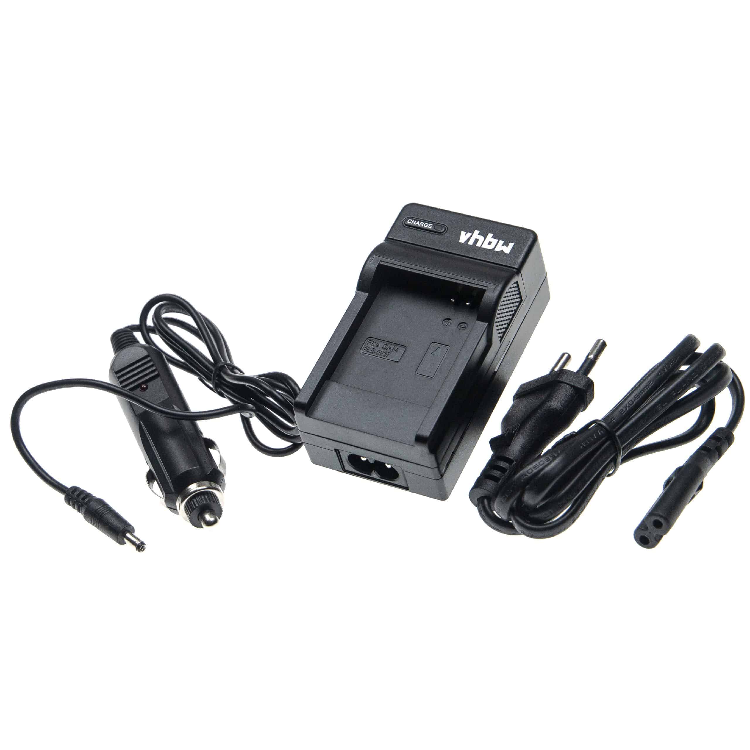 Caricabatterie + adattatore da auto per fotocamera Samsung - 0,6A 4,2V 88,5cm