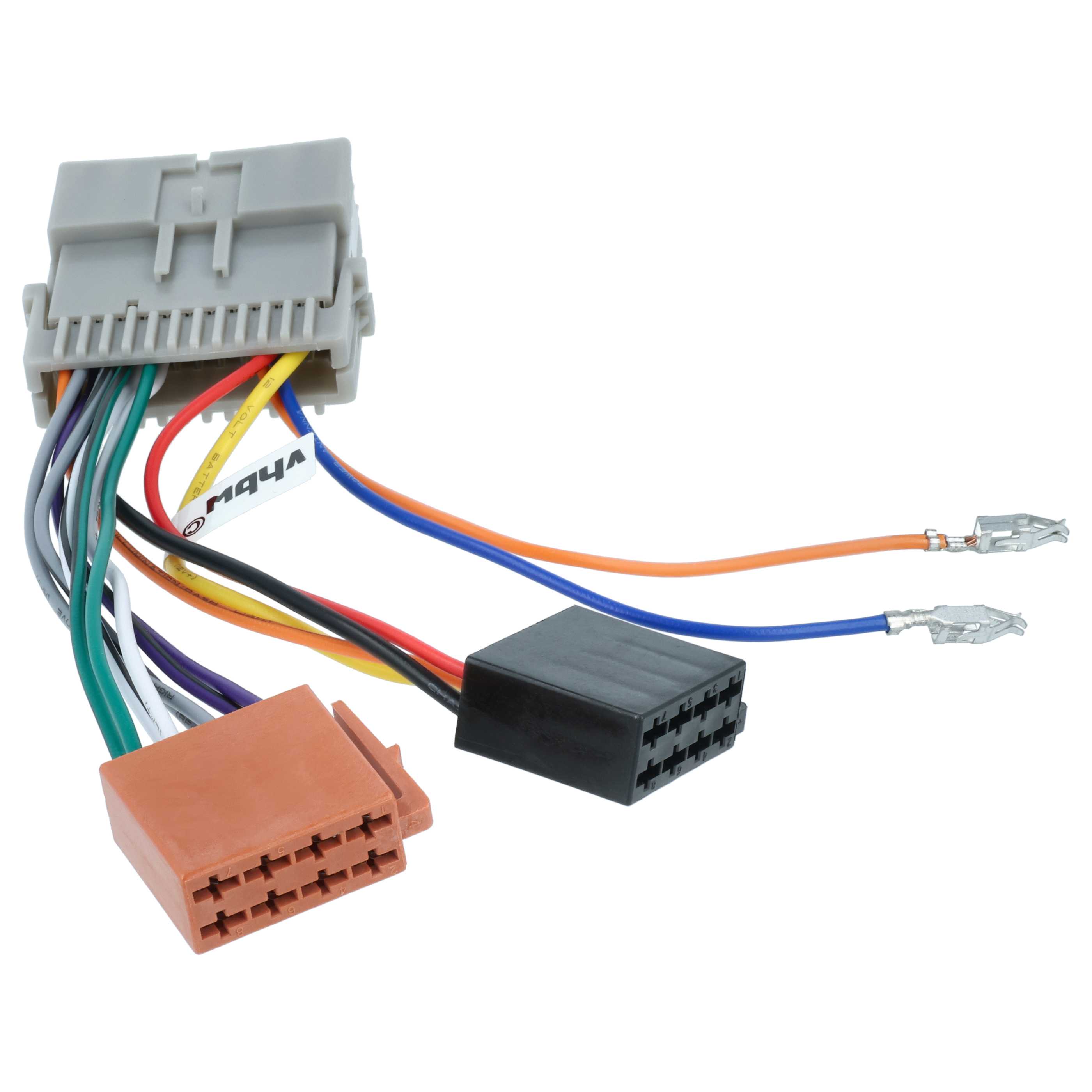 Adaptateur ISO pour autoradio Chevrolet, Buick, GMC, Hummer - fiche ISO 10487