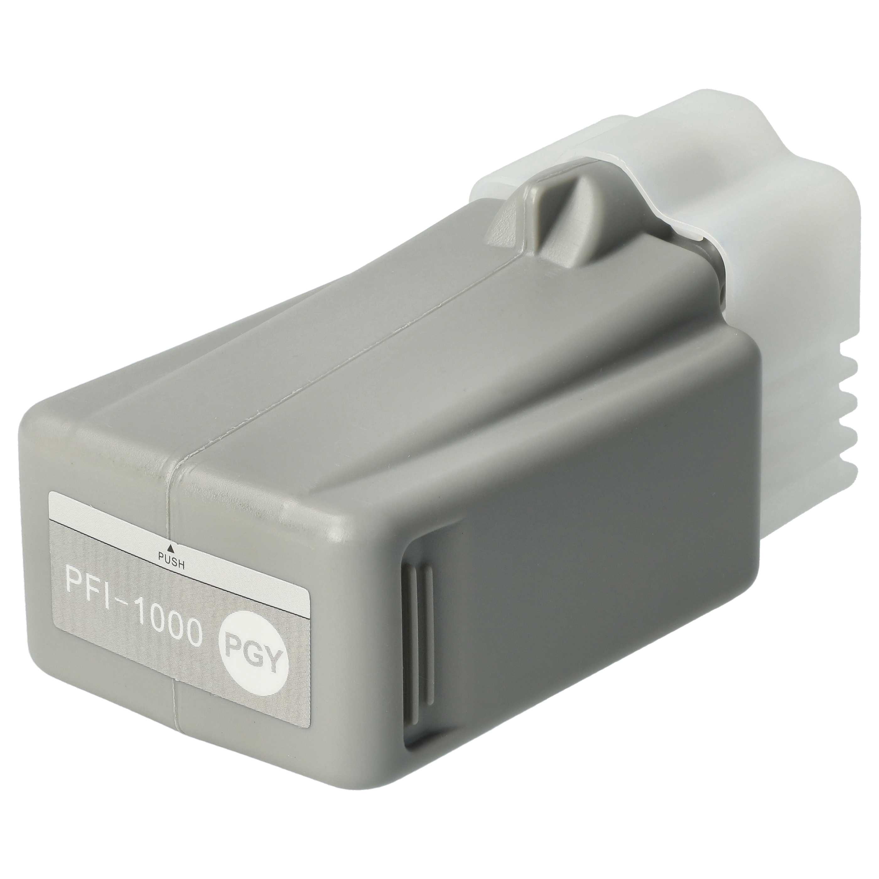 Ink Cartridge as Exchange for Canon PFI-1000PGY for Canon Printer - Grey/Photo-Black 80 ml + Chip