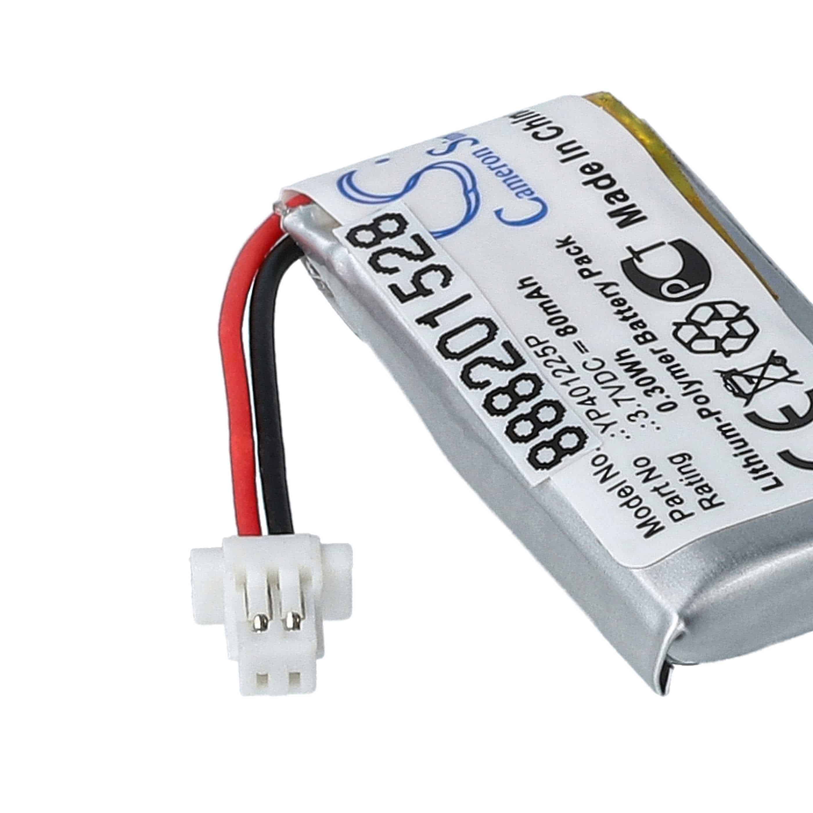 2x Akumulator do słuchawek bezprzewodowych zamiennik Sena YP401225P - 80 mAh 3,7 V LiPo