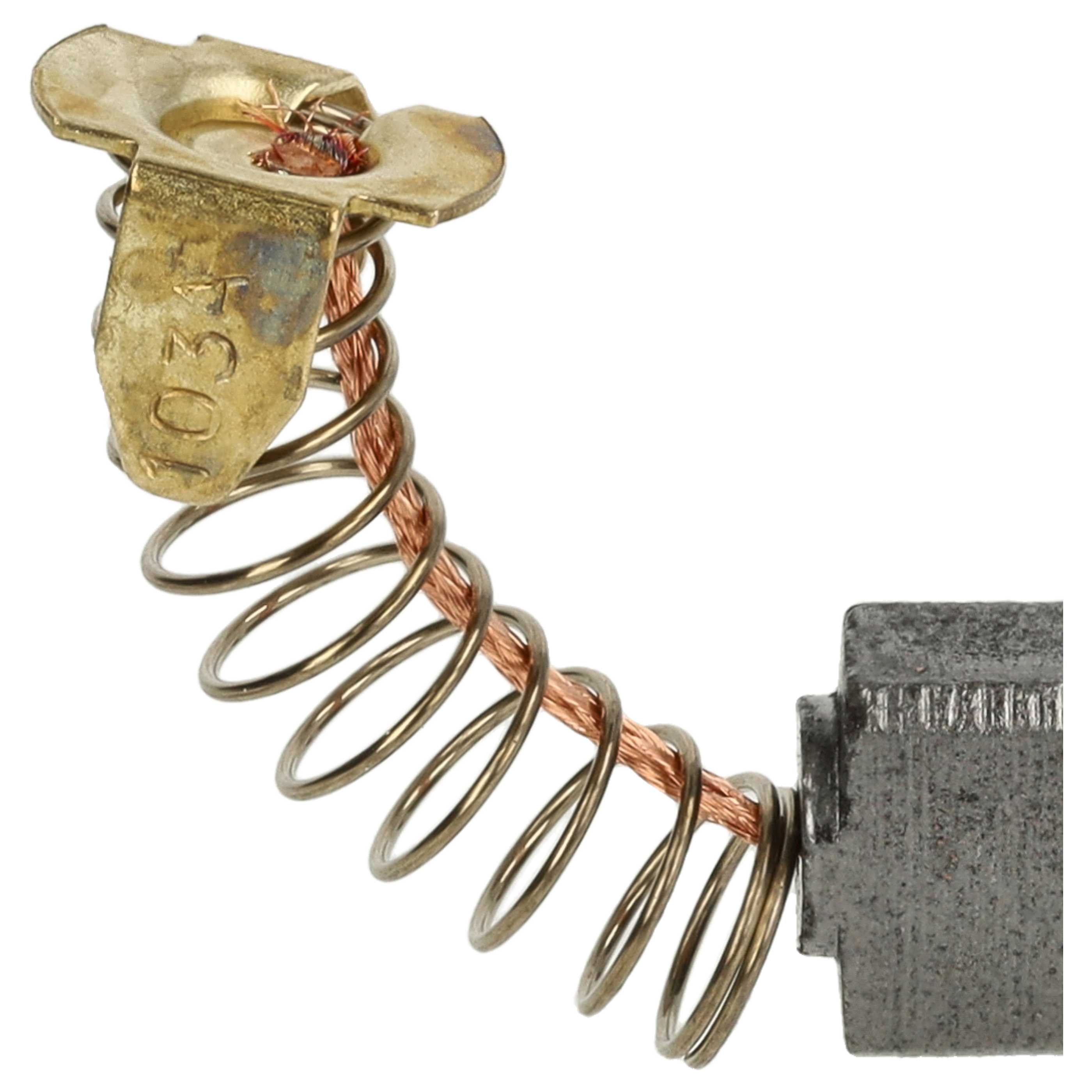 2x Szczotka węglowa zam. Makita 181410-1, CB-106 + sprężyna, 6 x 10 x 16 mm
