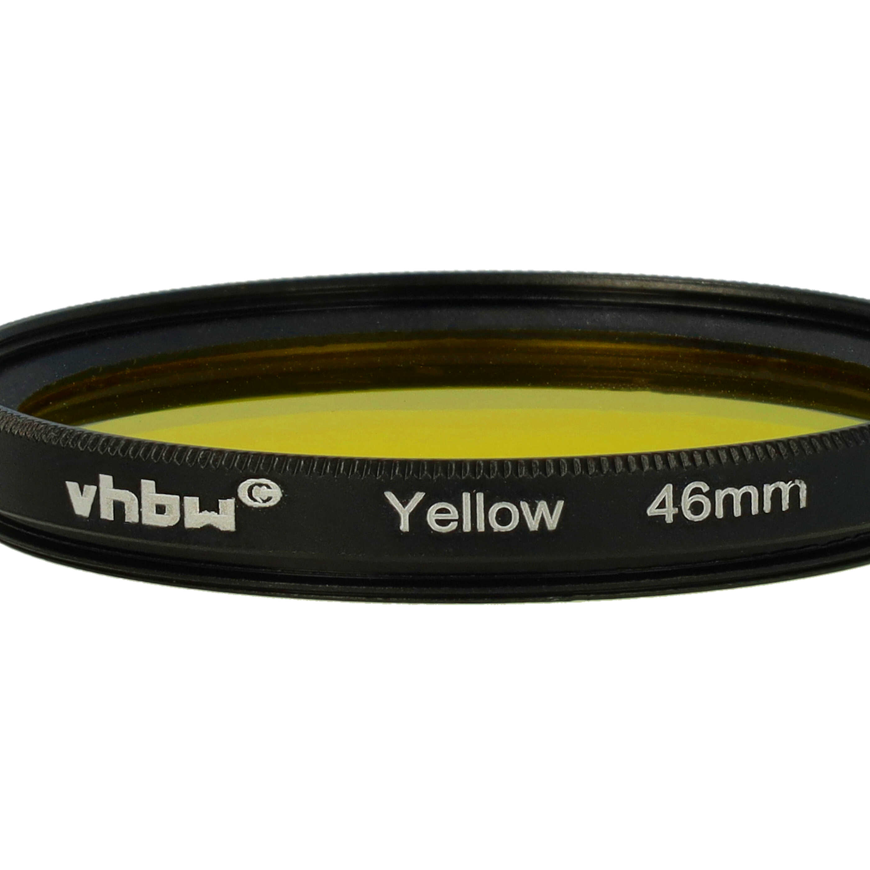 Coloured Filter, Yellow suitable for Camera Lenses with 46 mm Filter Thread - Yellow Filter