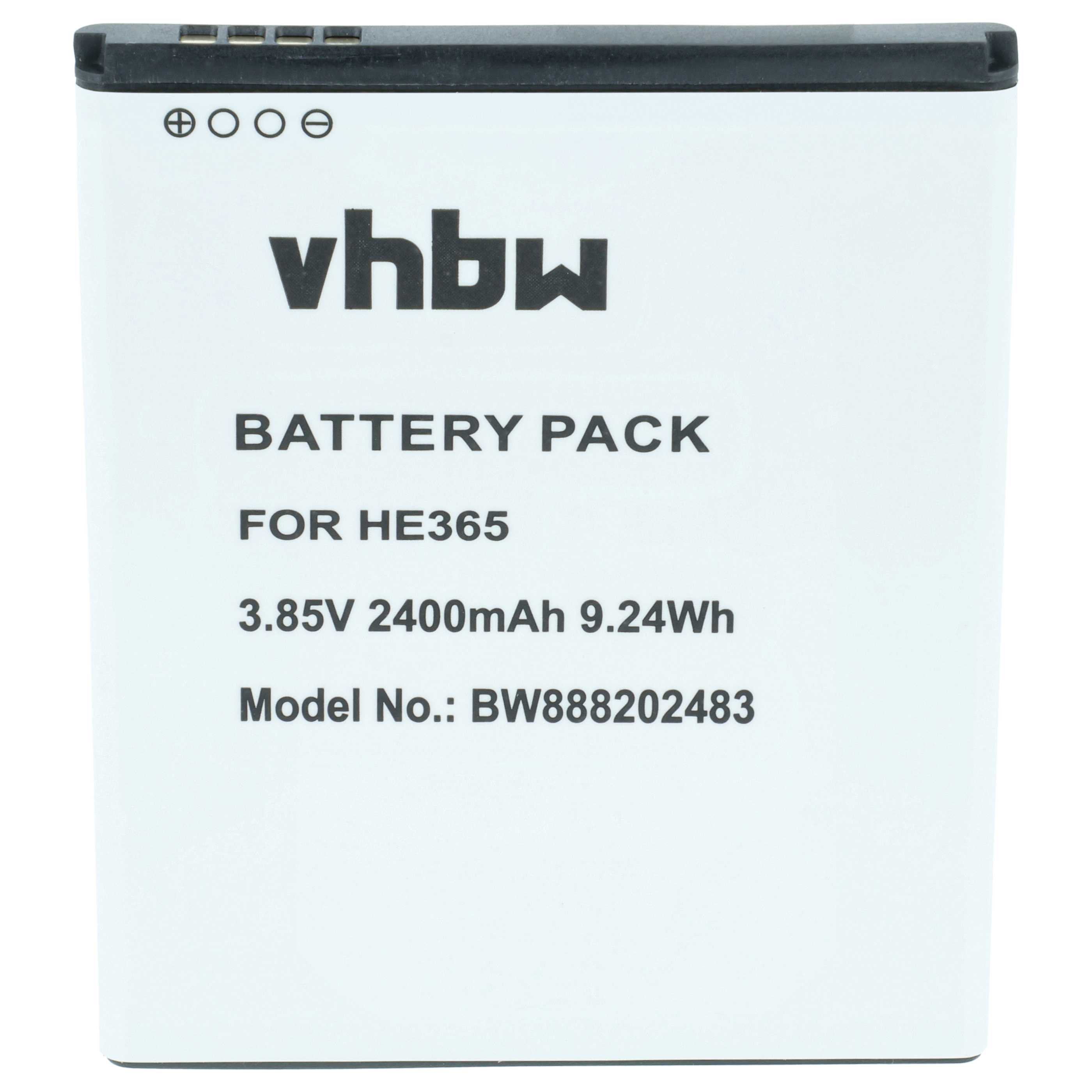 Akumulator do telefonu smartfona zamiennik Nokia HE365 - 2400 mAh 3,85 V Li-Ion
