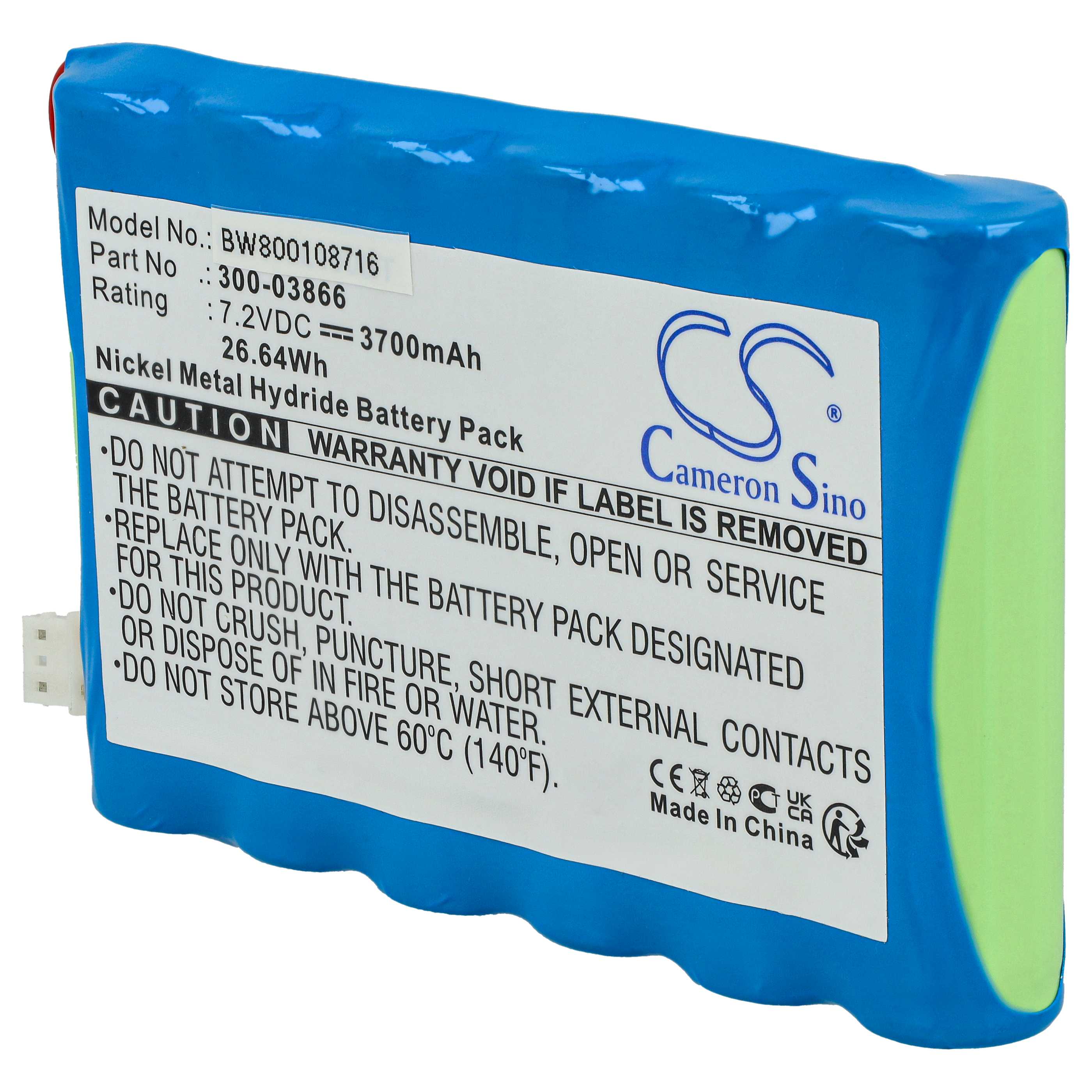 Akumulator do alarmu zamiennik 300-03866 - 3700 mAh 7,2 V NiMH