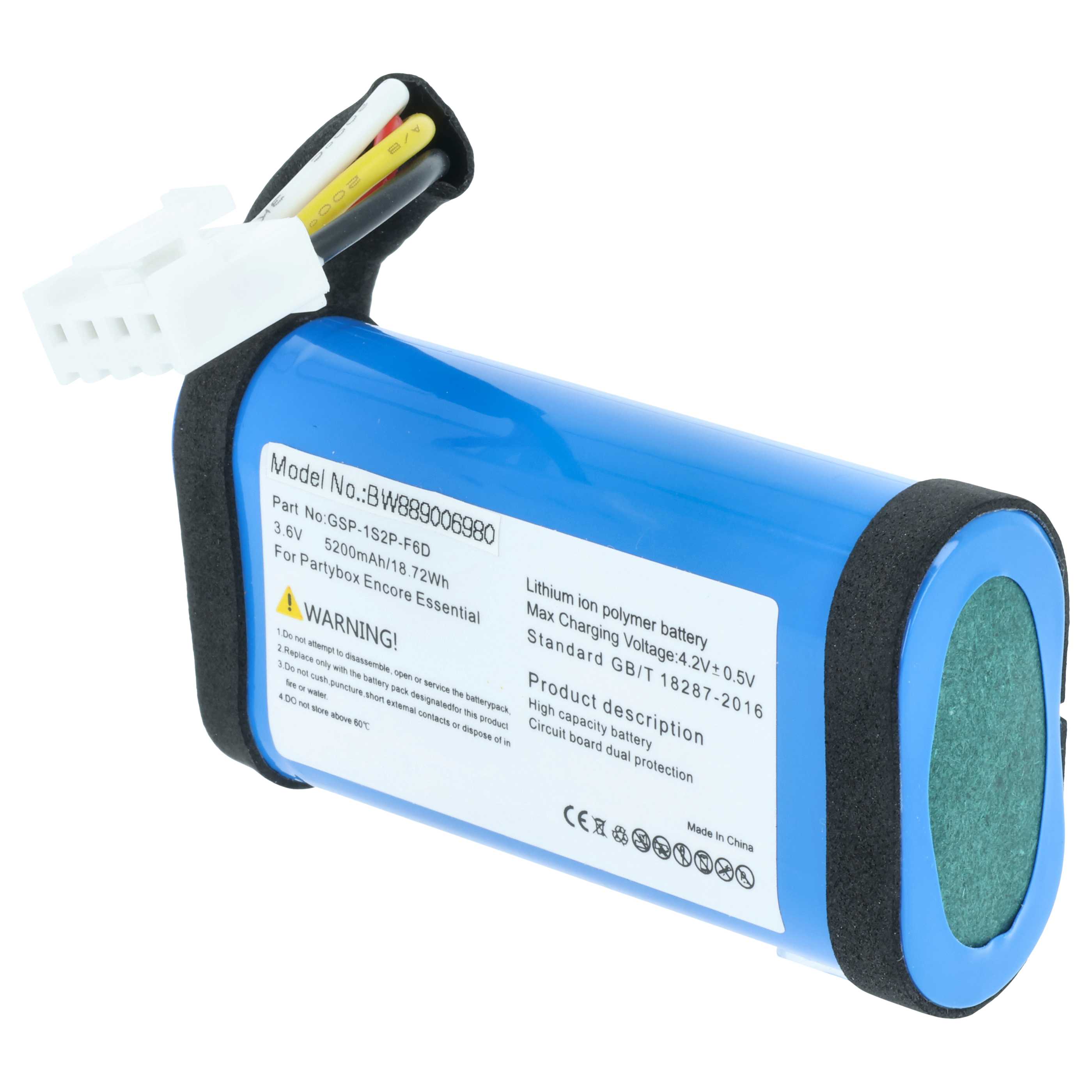 Akumulator do głośnika zamiennik JBL GSP-1S2P-F5A - Li-Ion 5200mAh