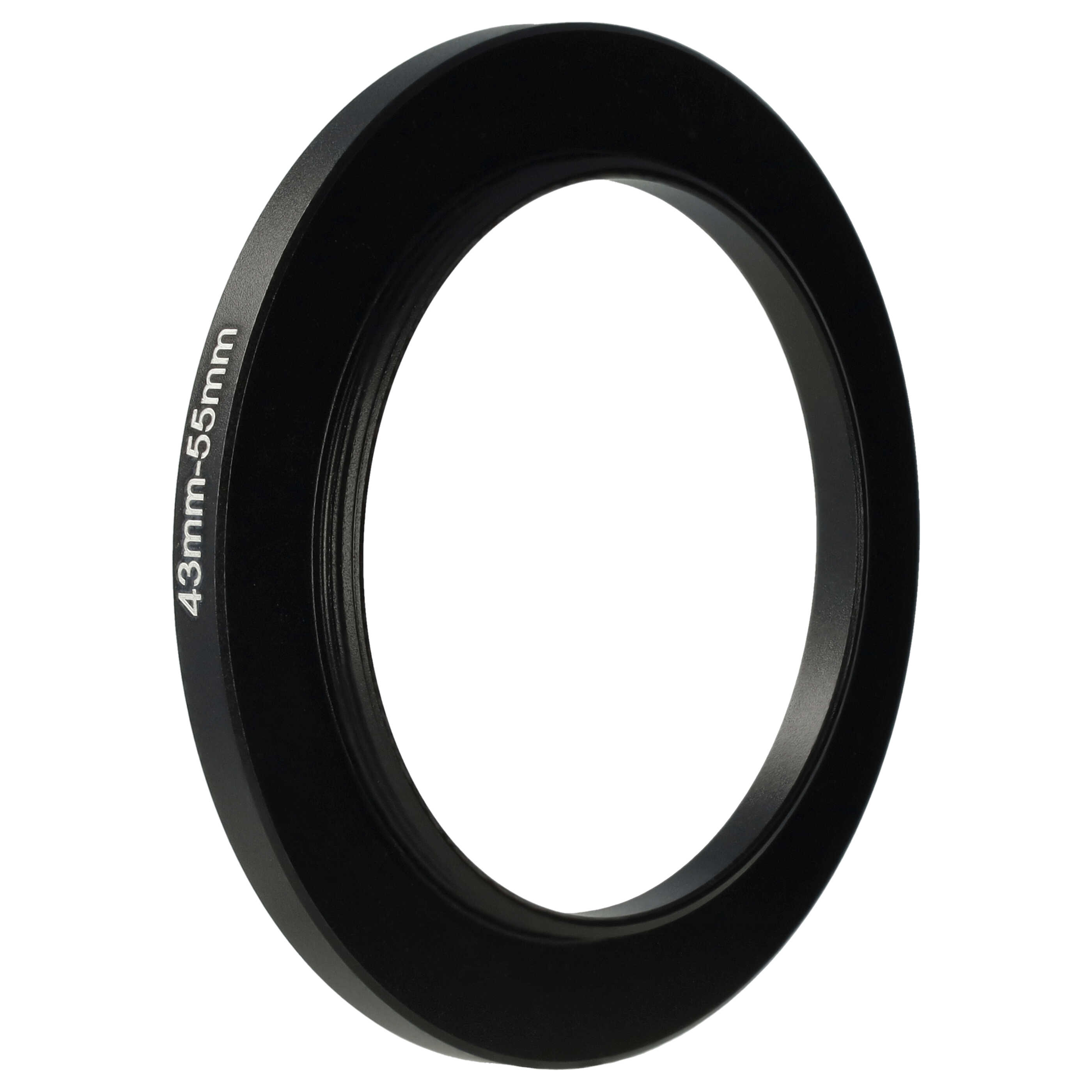 Step-Up Ring Adapter of 43 mm to 55 mm for various Camera Lens - Filter Adapter