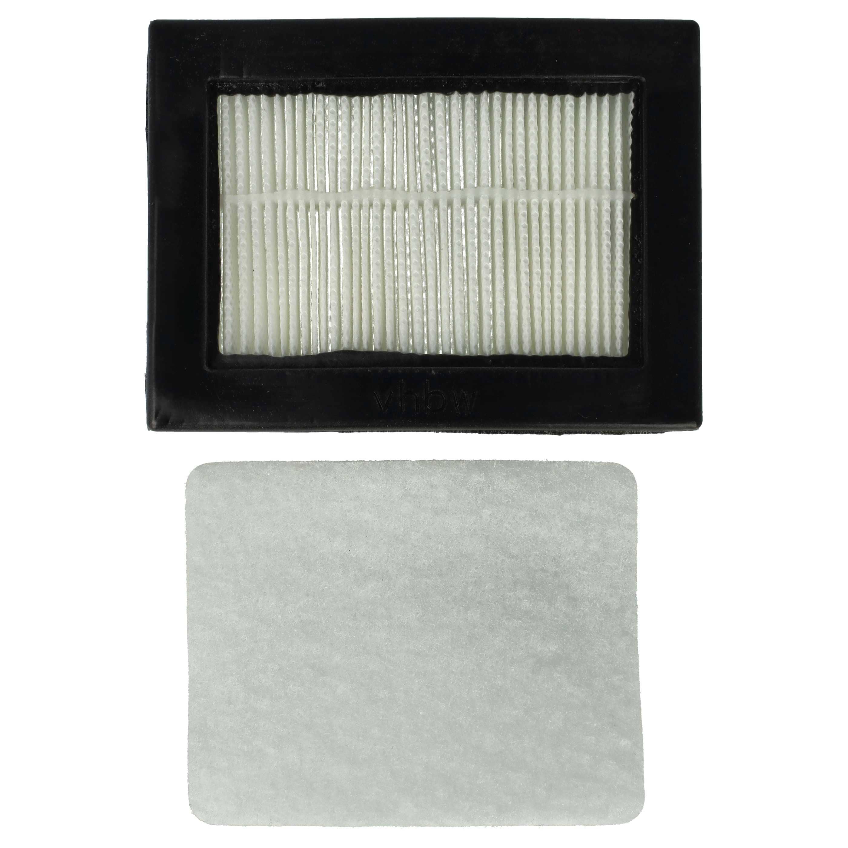 2x Filter Set replaces Dirt Devil 2725001 for Dirt Devil Vacuum Cleaner - Vacuum Cleaner Filter Set