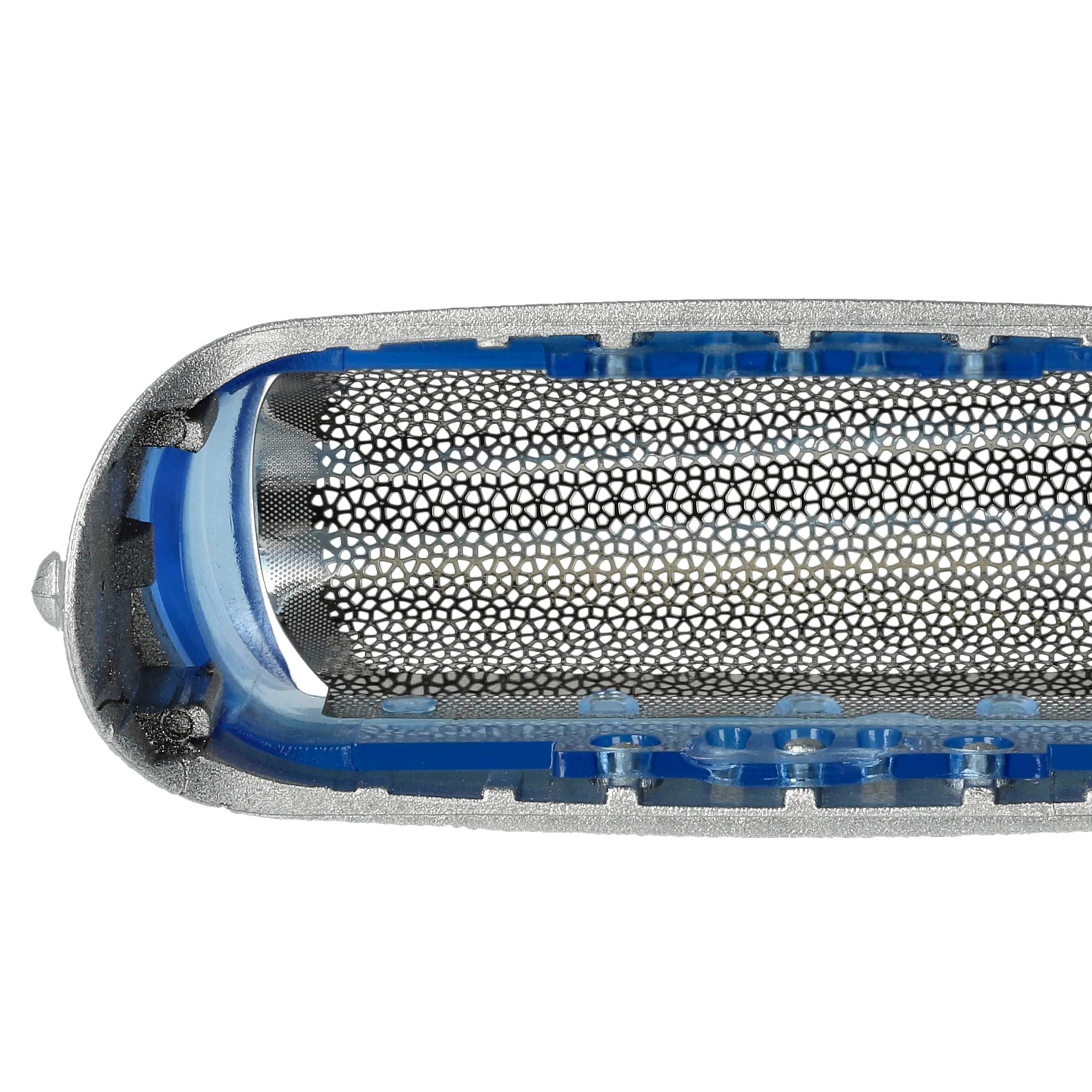 3x Shaver Foil replaces Braun 20S for Razor - incl. Frame, Silver/Blue