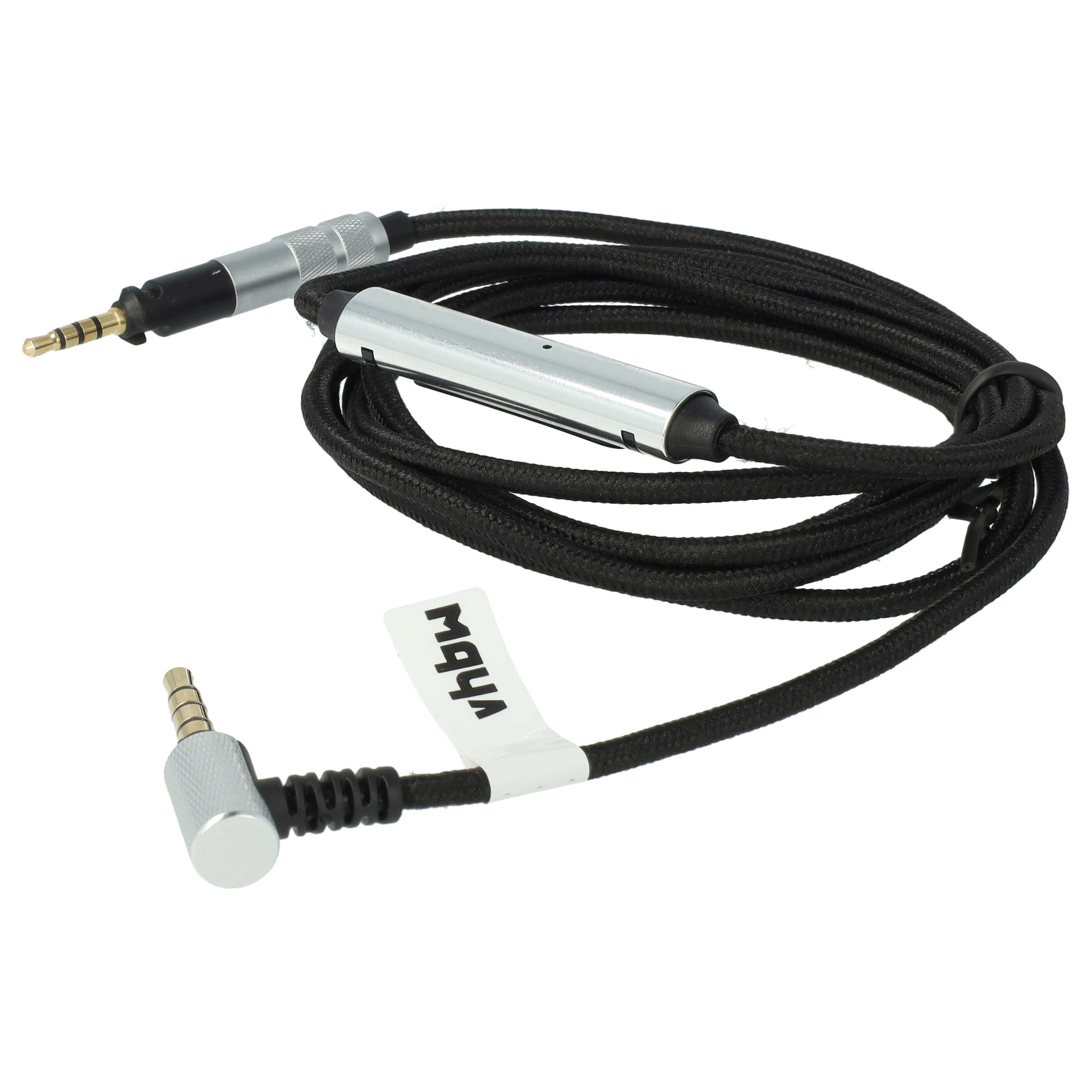 Kabel do słuchawek Y40 AKG, Sennheiser, Bose Y40 - czarny / srebrny, 150 cm
