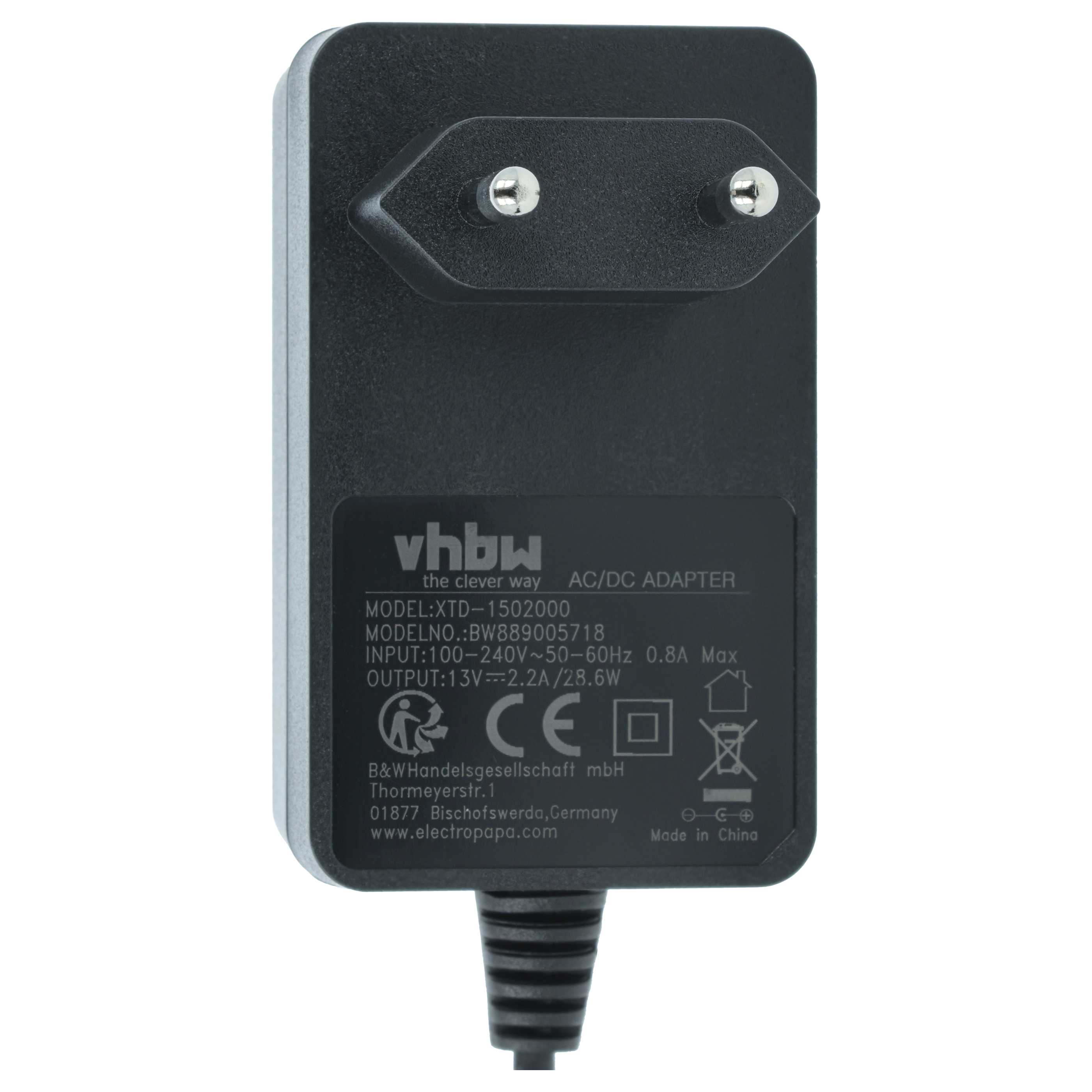 Netzteil passend für JBL Horizon DAB Radio, UKW-Rundfunk, Küche-Radio - 170 cm, Mit Adapter