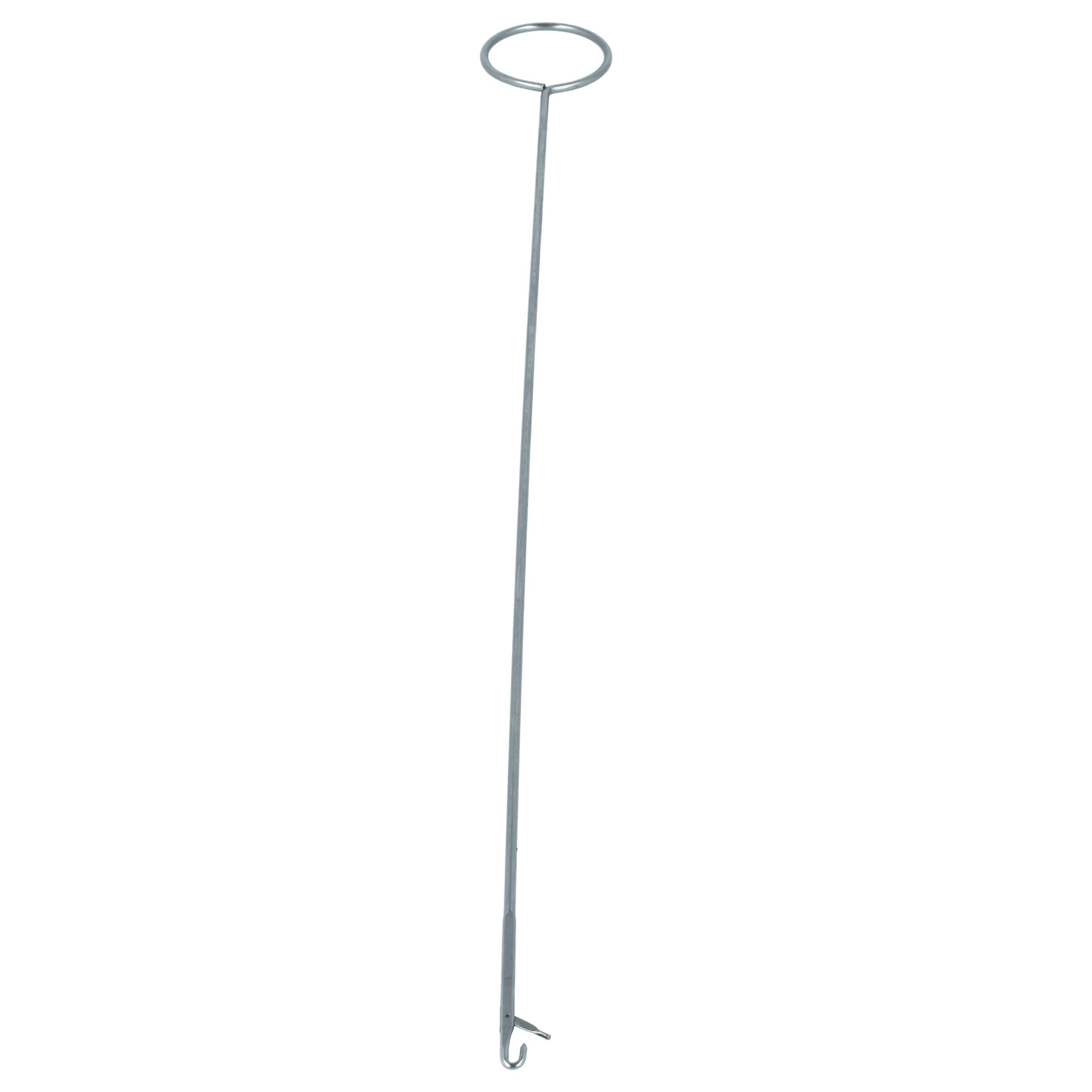Igła do łapania oczek z haczykiem - 26,5 cm, metal