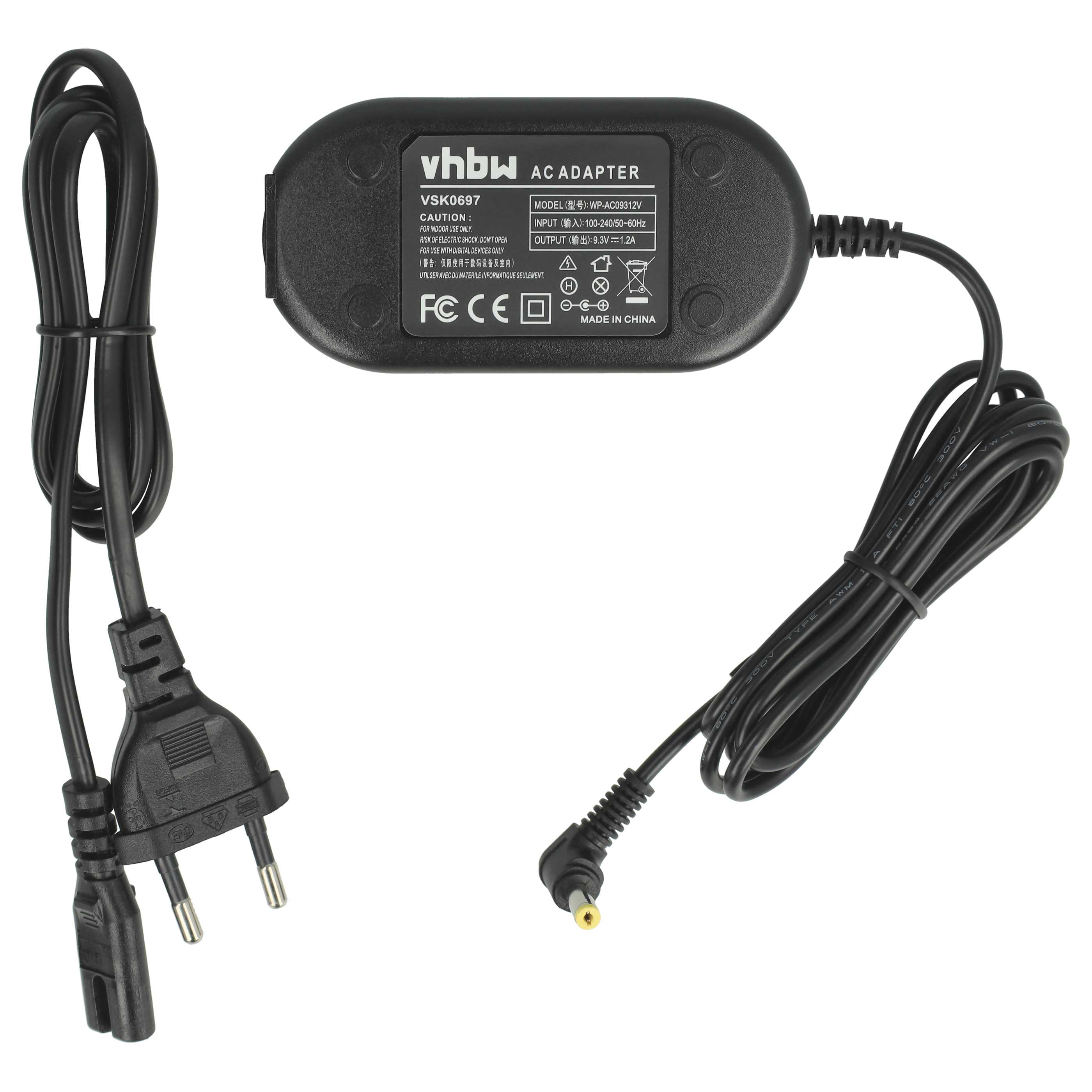 Fuente alimentación reemplaza Panasonic VSK0697, VSK0733, VSK-0733, VSK-0697 para cámara 2m