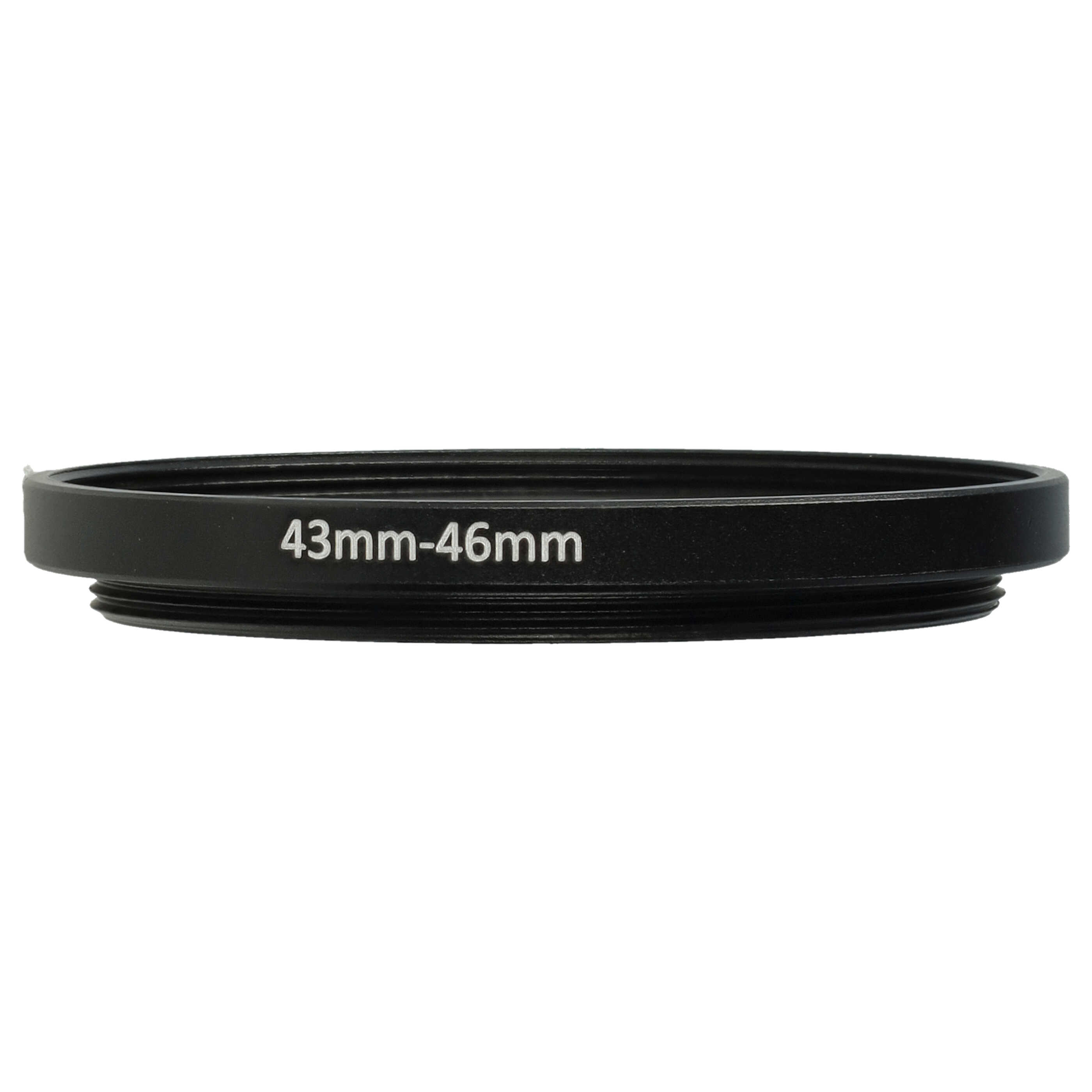 Step-Up Ring Adapter of 43 mm to 46 mm for various Camera Lens - Filter Adapter