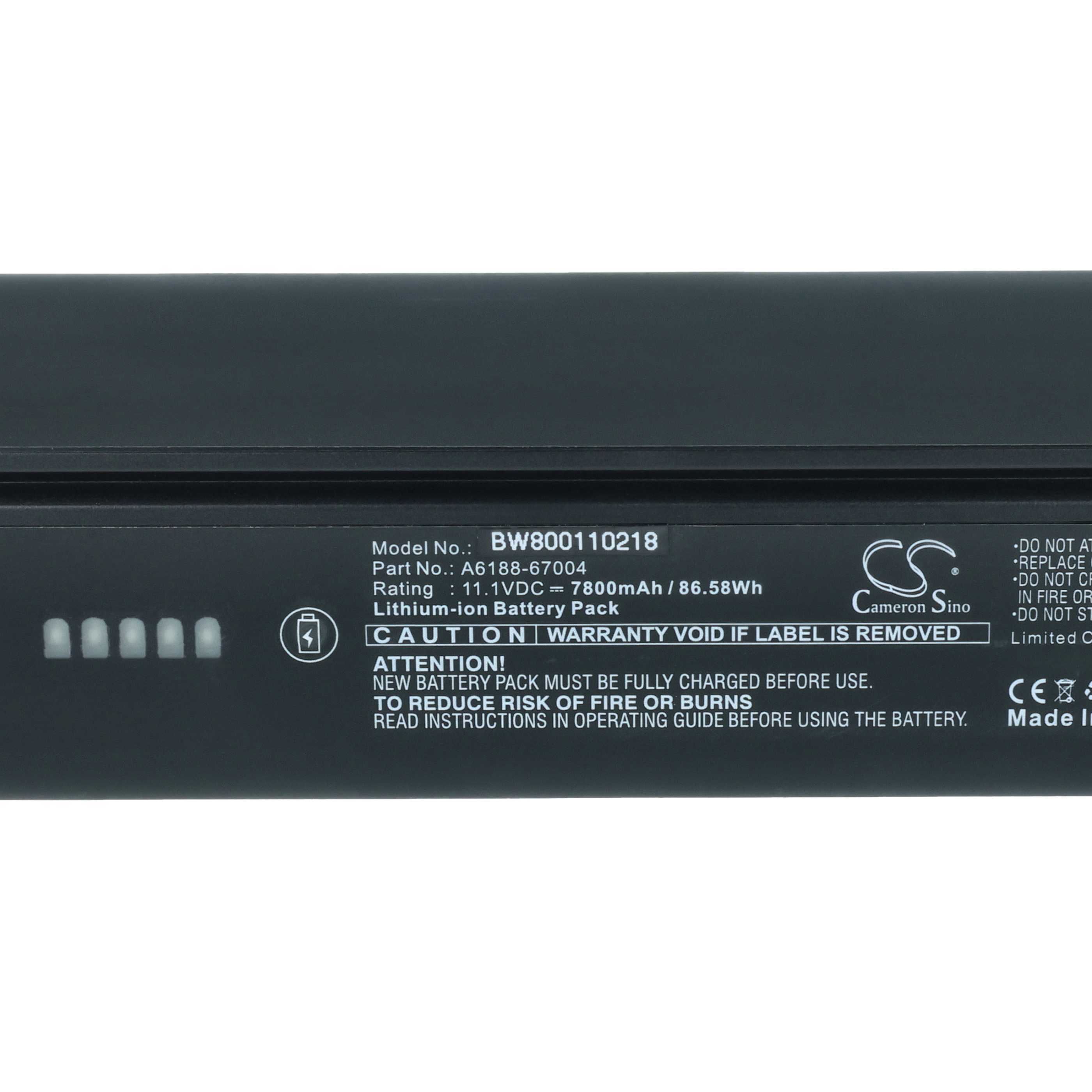 Batterie remplace 989803129131, A6188-67004, 1420-0868 pour contrôleur Raid Philips - 7800mAh 11,1V Li-ion