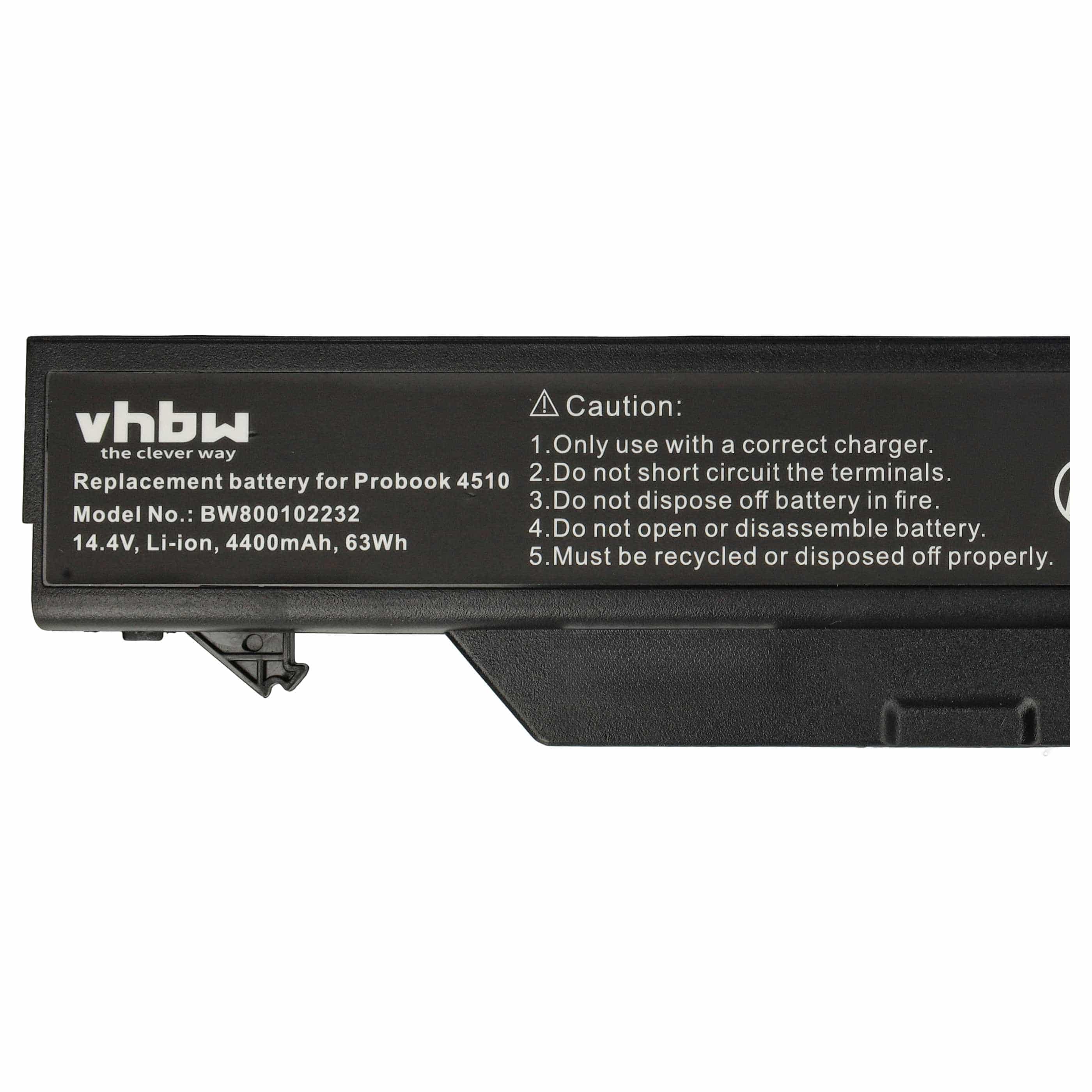 Akumulator do laptopa zamiennik HP HSTNN-I60C-5, 513130-321, 535808-001 - 4400 mAh 14,4 V Li-Ion, czarny