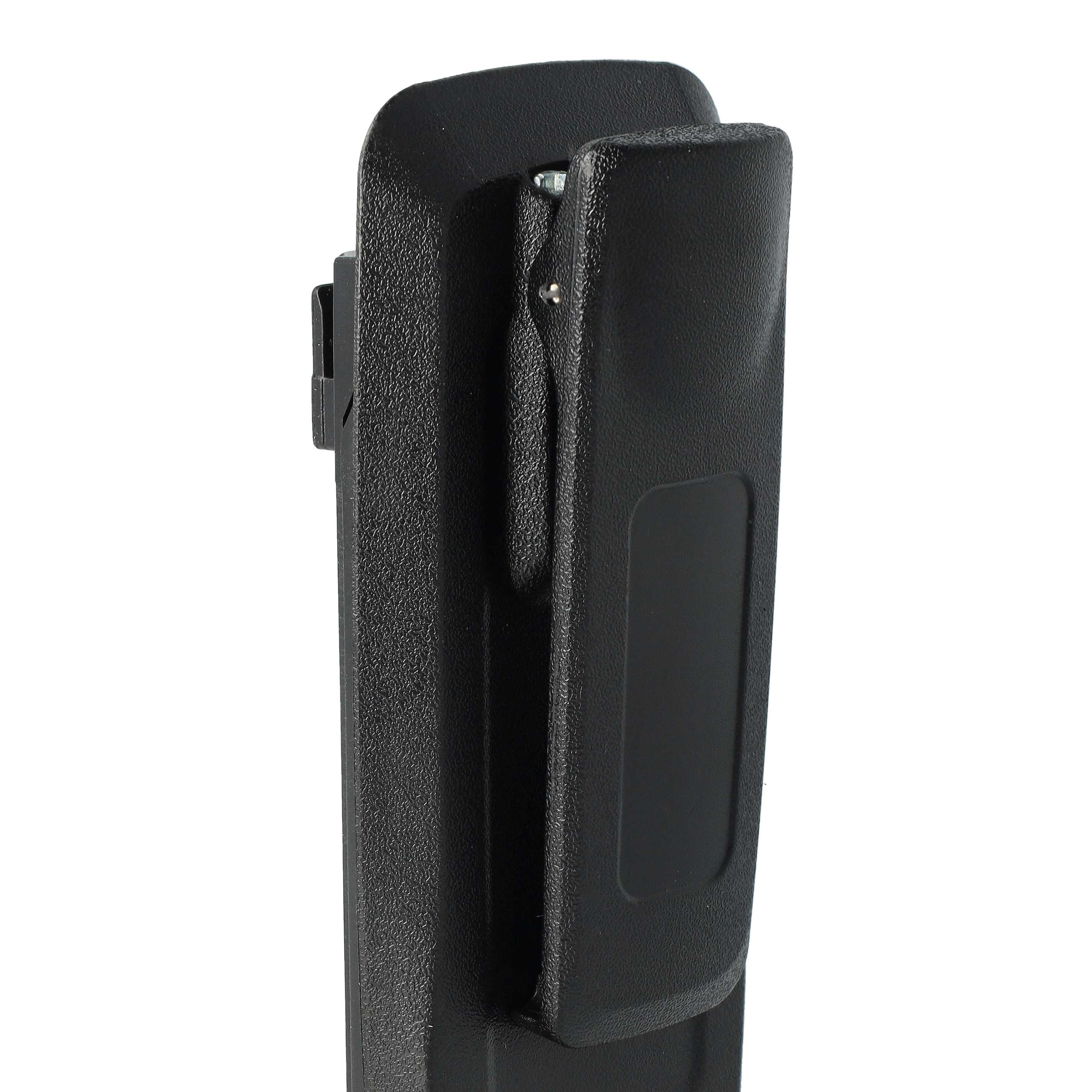 Radio Battery replaces Motorola NNTN4066, PMNN4065, NNTN4077, NNTN4103 - 1800 mAh 7.4 V Li-Ion + Belt Clip