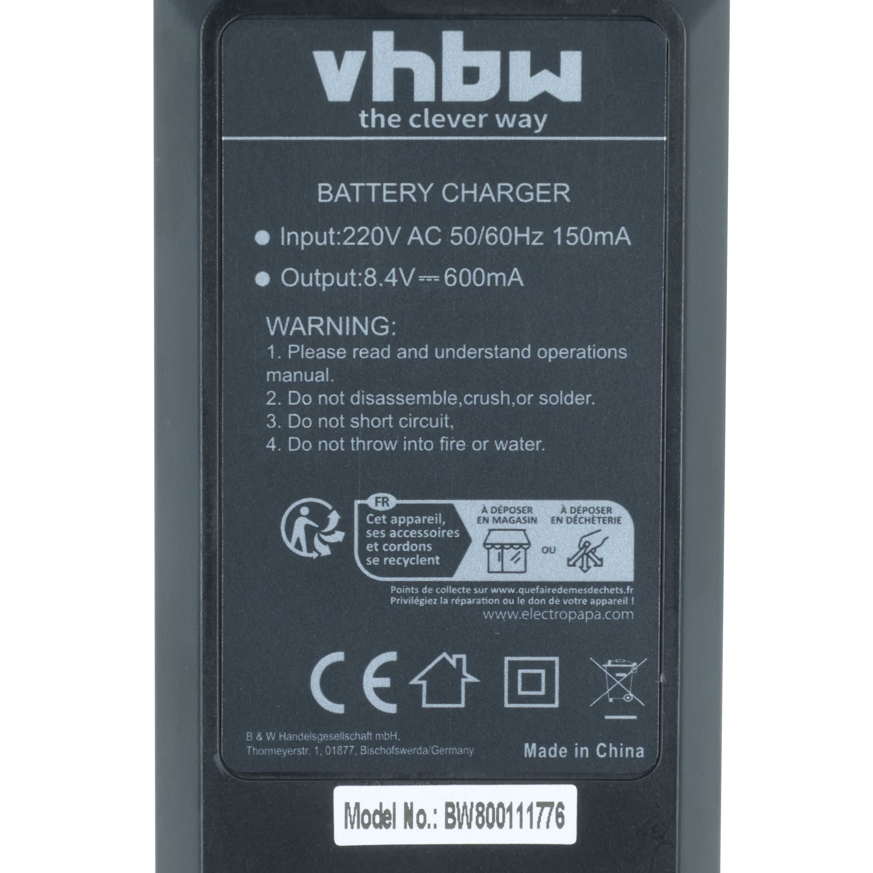Battery Charger replaces Canon LC-E17, LC-E17C, LC-E17E for Saramonic Digital Camera etc. - 0.75 A, 4.35 V
