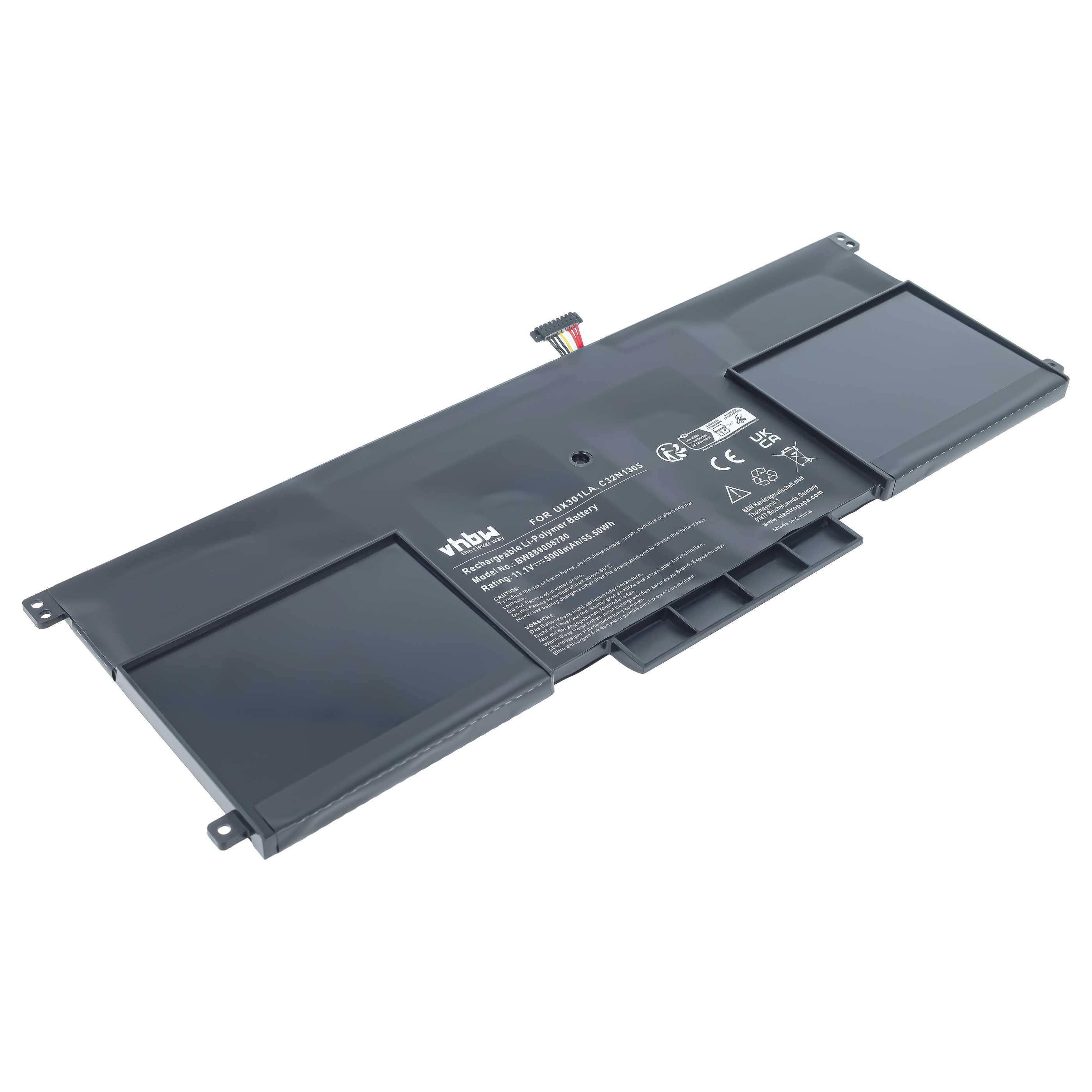 Notebook-Akku als Ersatz für Asus C32N1305, C32N-1305, 0B200-00540000 für Asus - 5000mAh 11,1V Li-Polymer