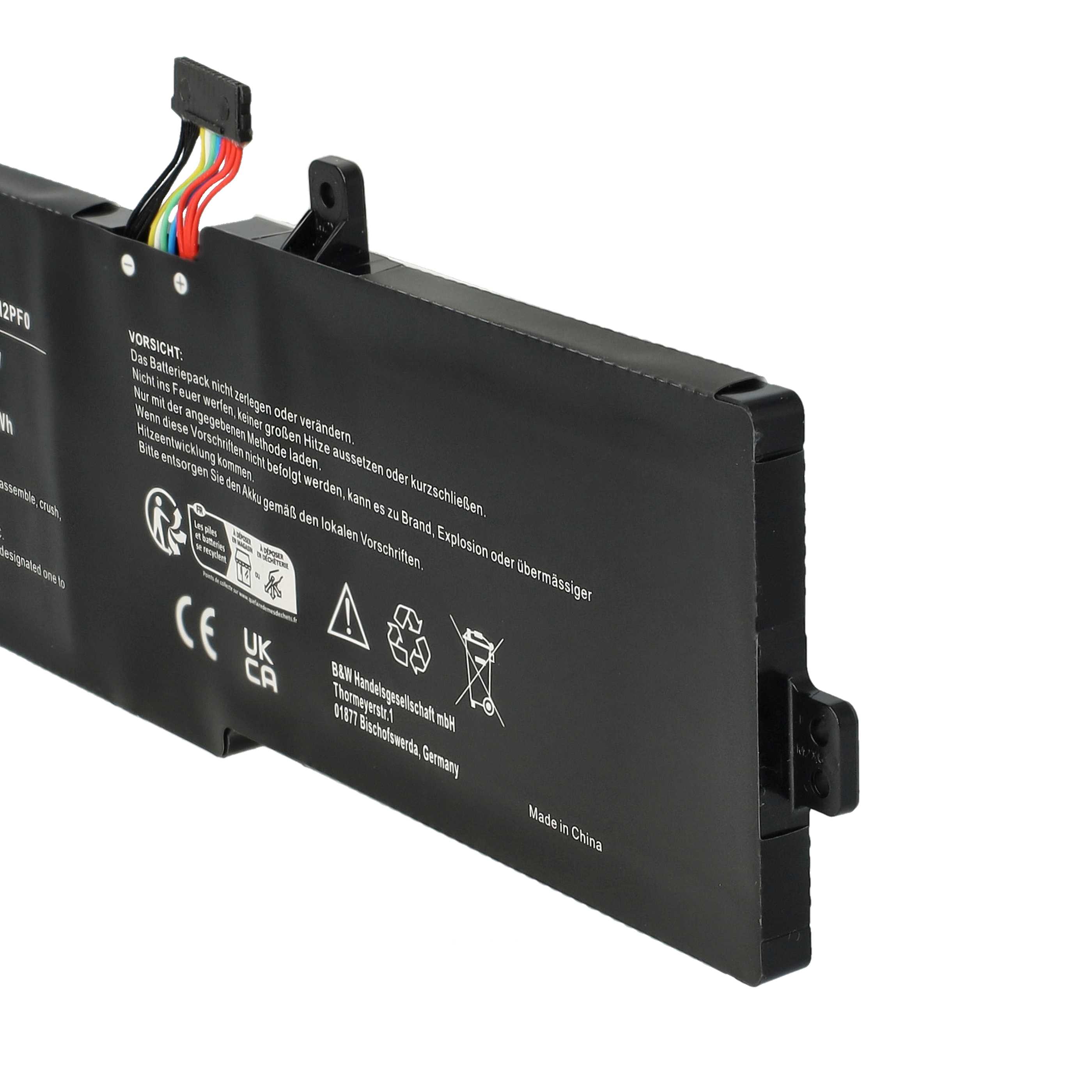 Akumulator do laptopa zamiennik Lenovo 5B10Q62138, 5B10Q62139, 5B10Q41211 - 3500 mAh 7,5 V LiPo, czarny