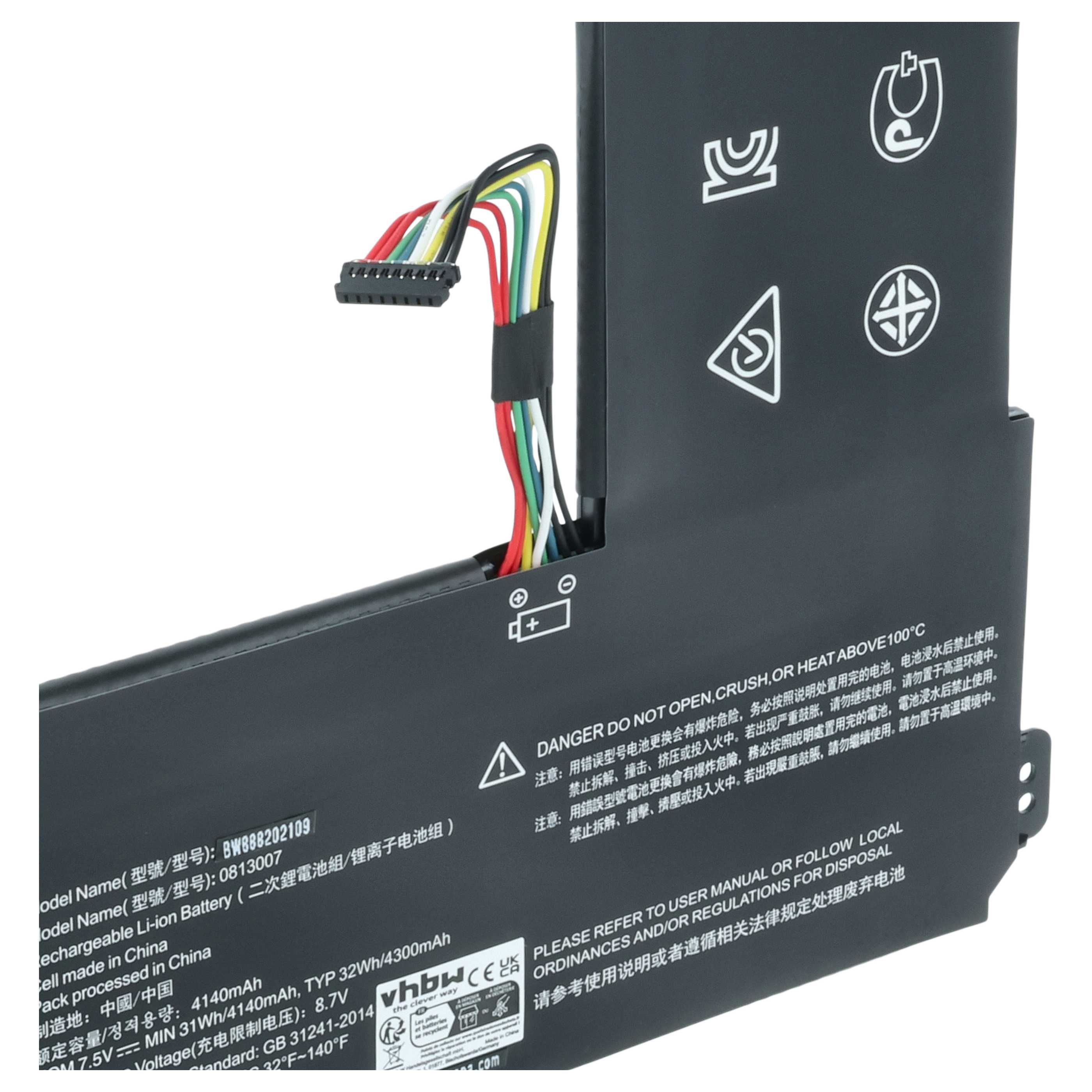 Akumulator do laptopa zamiennik Lenovo 0813007, BSNO3558E5, 5B10P23779 - 4050 mAh 7,5 V LiPo