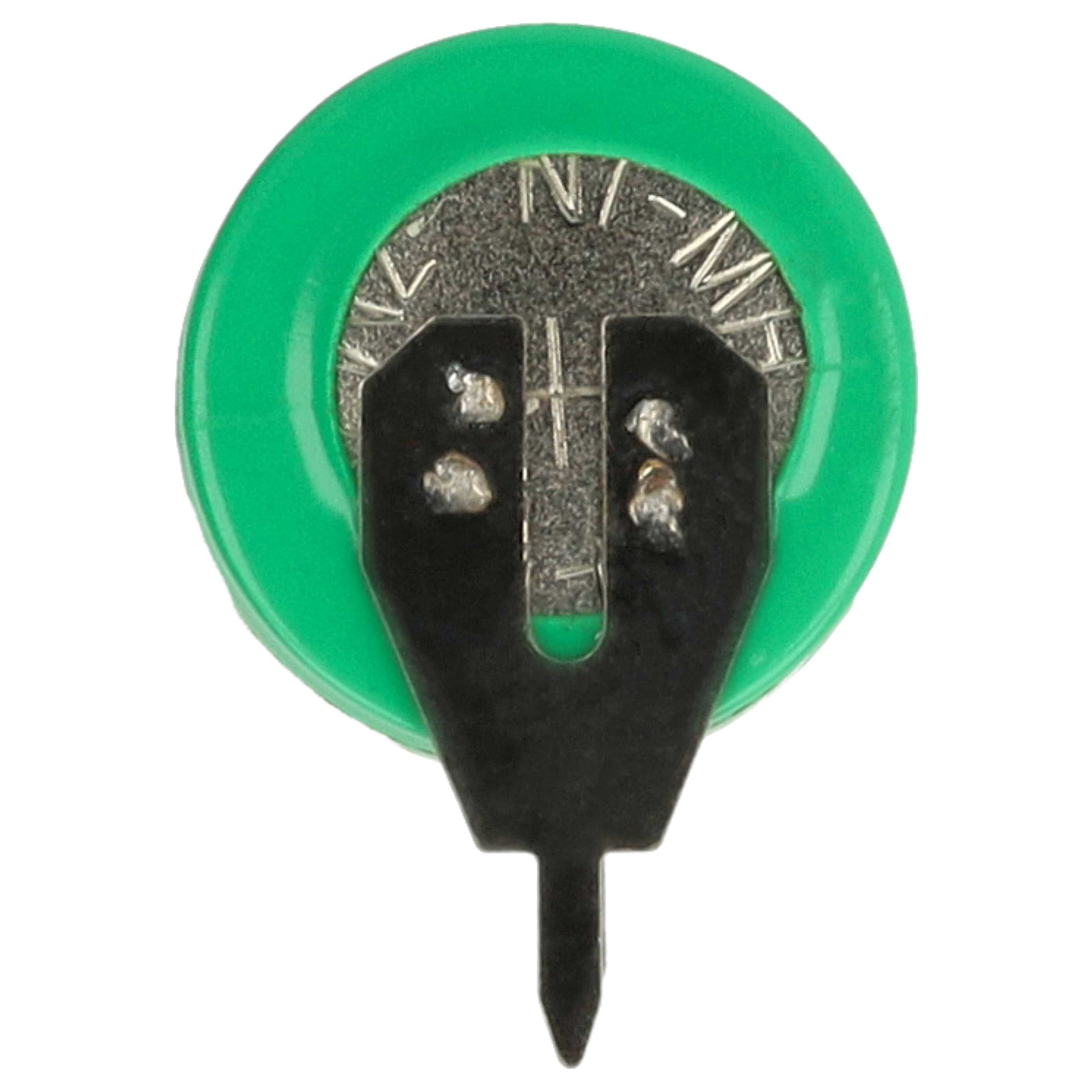 Button Cell Battery Type 4/V15H 2 Pins for Model Building Solar Lamps etc. - 15 mAh 4.8 V NiMH