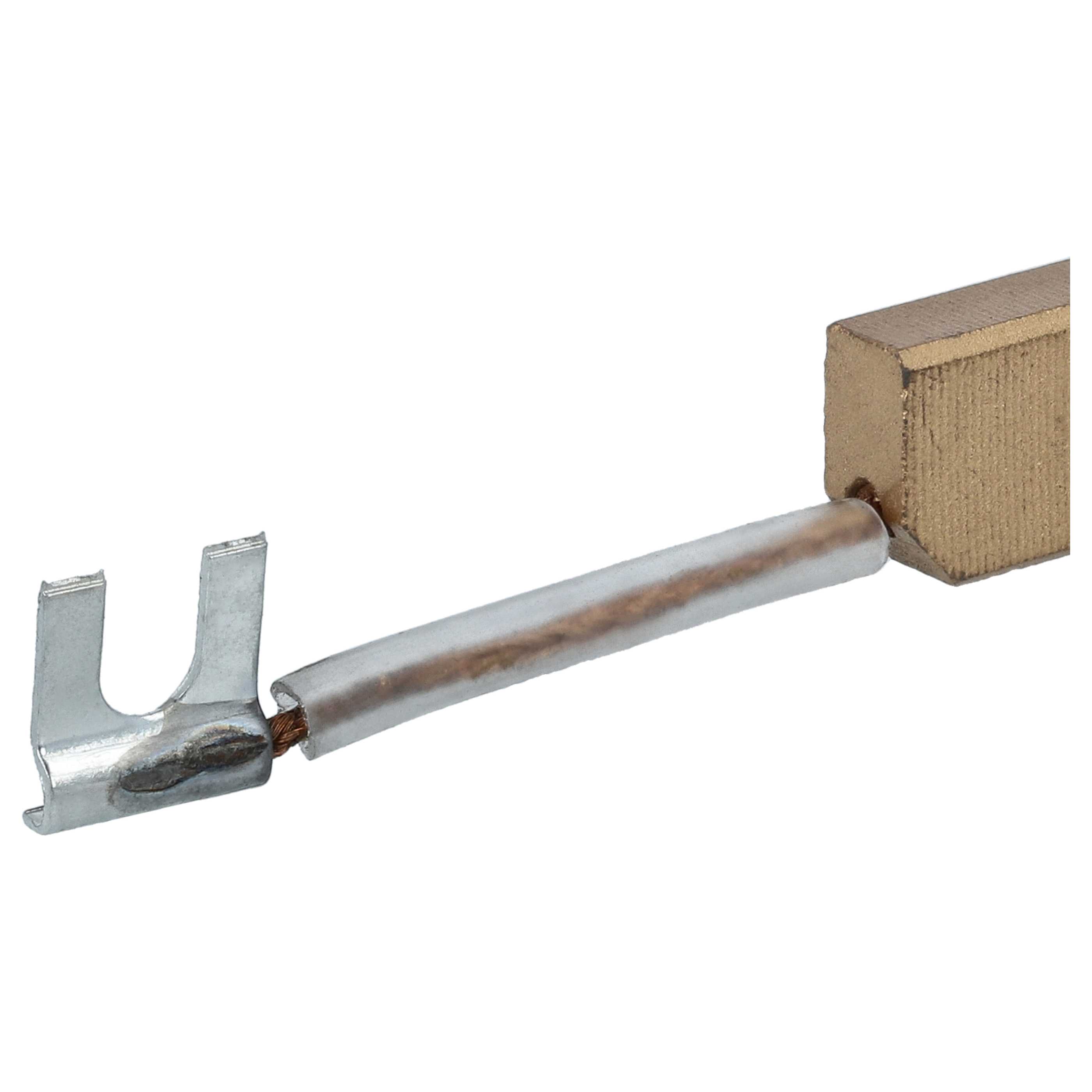 2x Kohlebürste als Ersatz für Fein 30711072000 für Elektrowerkzeug - 5 x 10 x 17mm