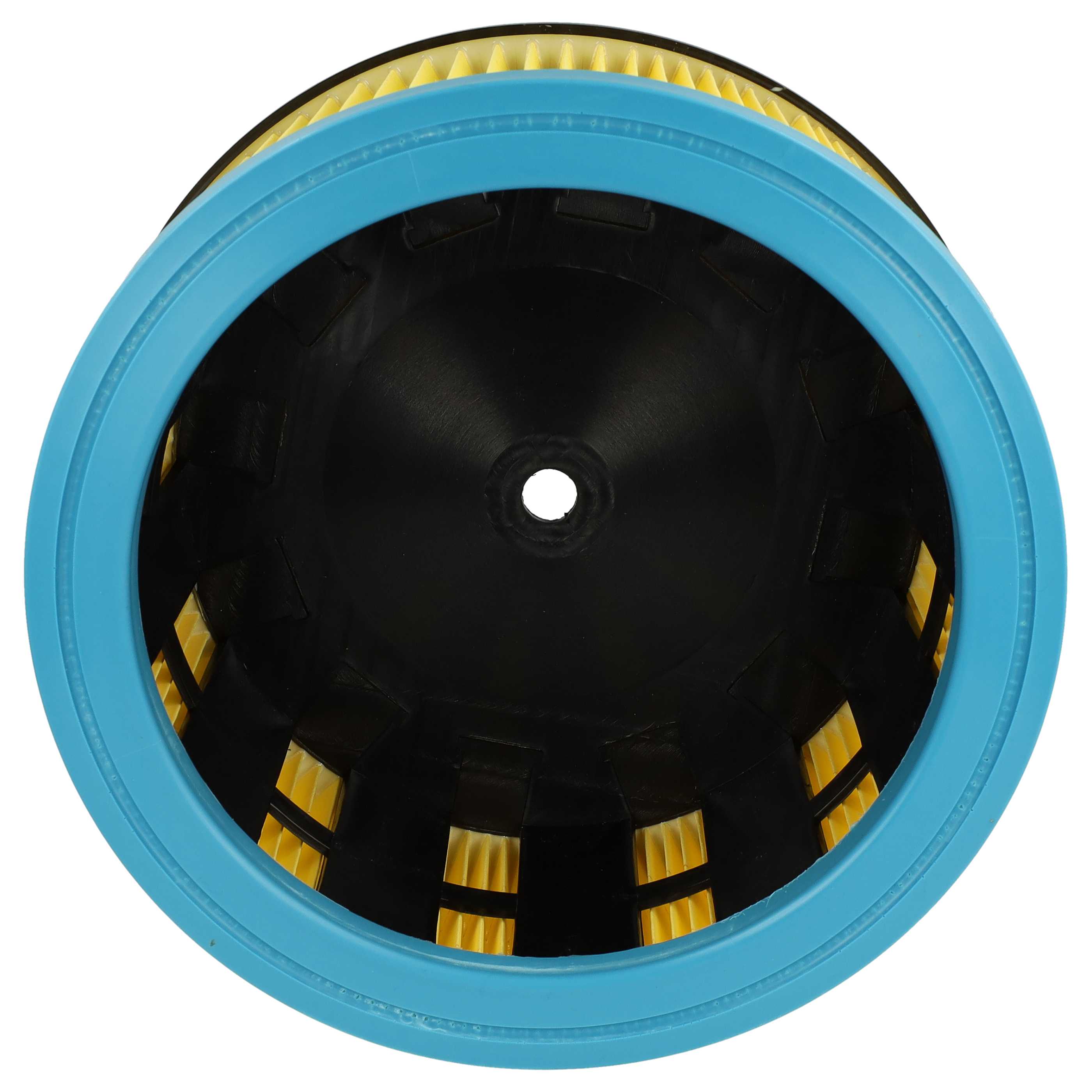 8x Filtercartridge filter replaces Metabo 631753000 for Hitachi Vacuum Cleaner, black / blue / yellow