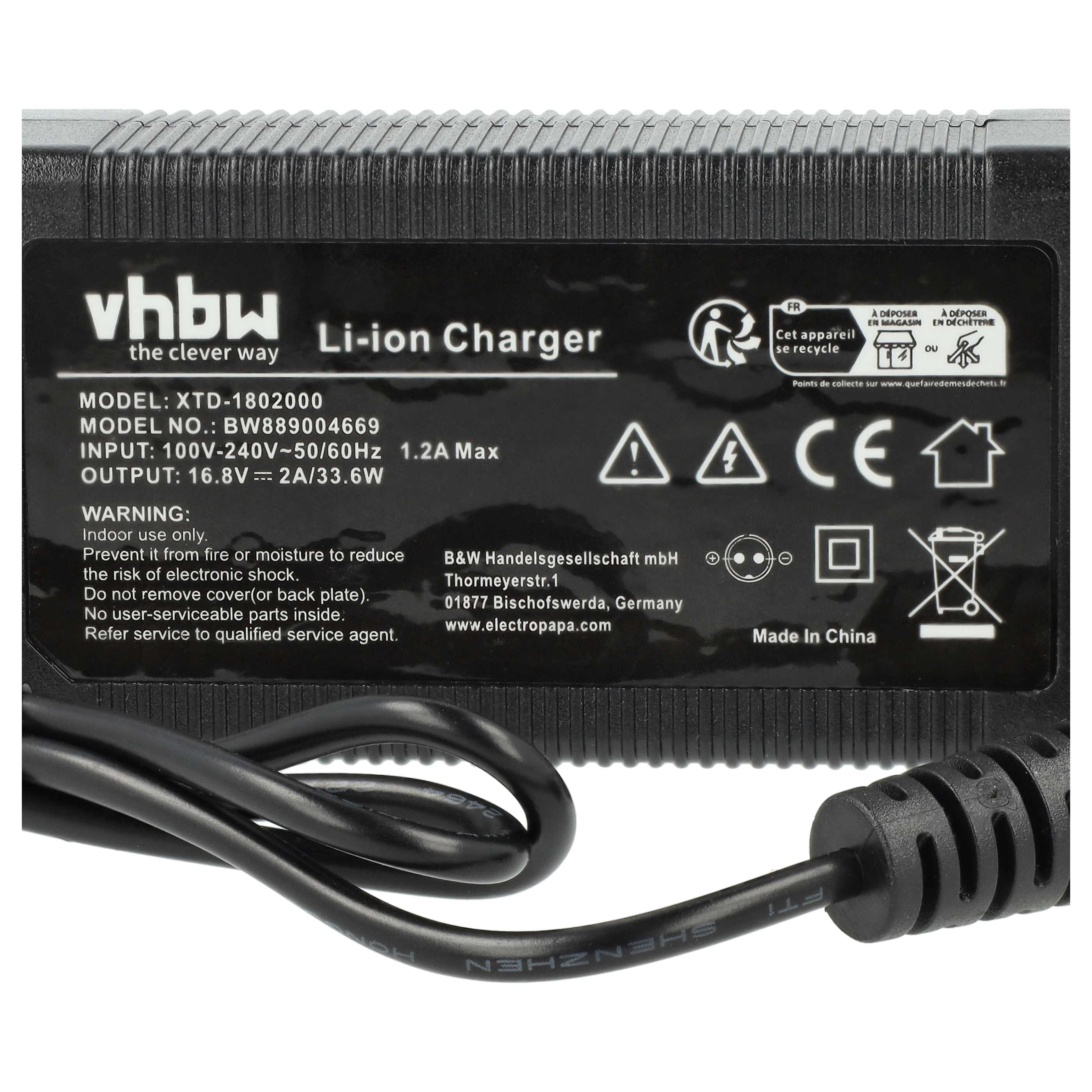 Charger incl. Battery (2500 mAh) replaces Daiwa BM2500, BM2300, BM2600 for Shimano Li-Ion Batteries etc.