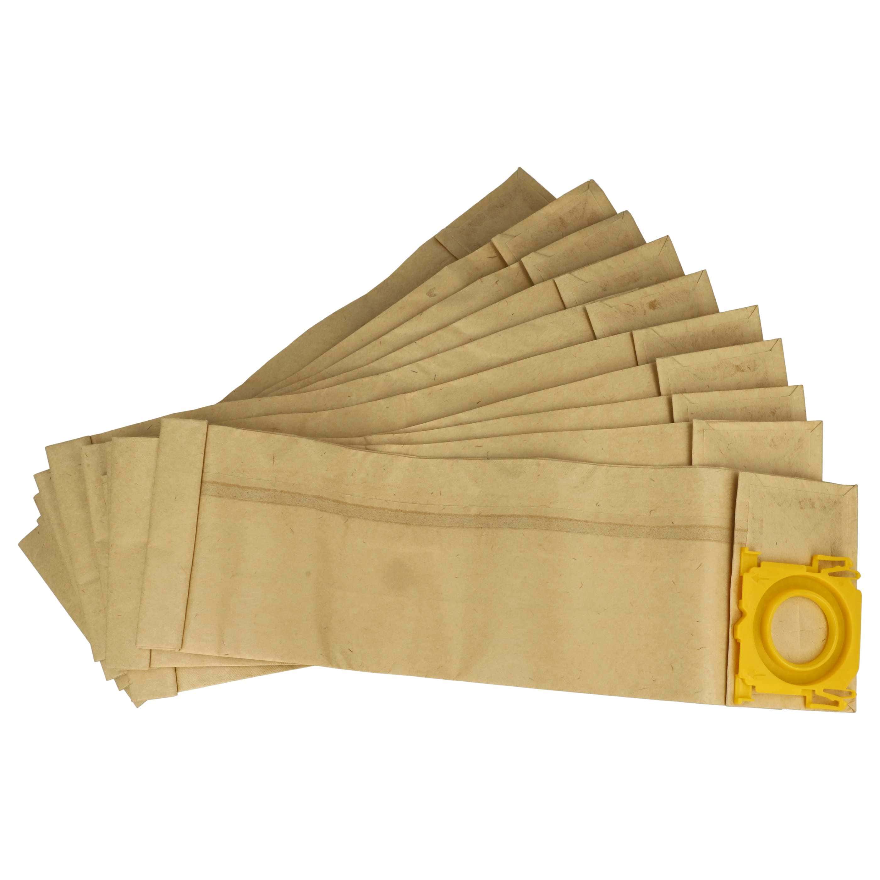 10x Sac remplace Sebo 5093ER, 5093N, 5093LS pour aspirateur Sebo - papier