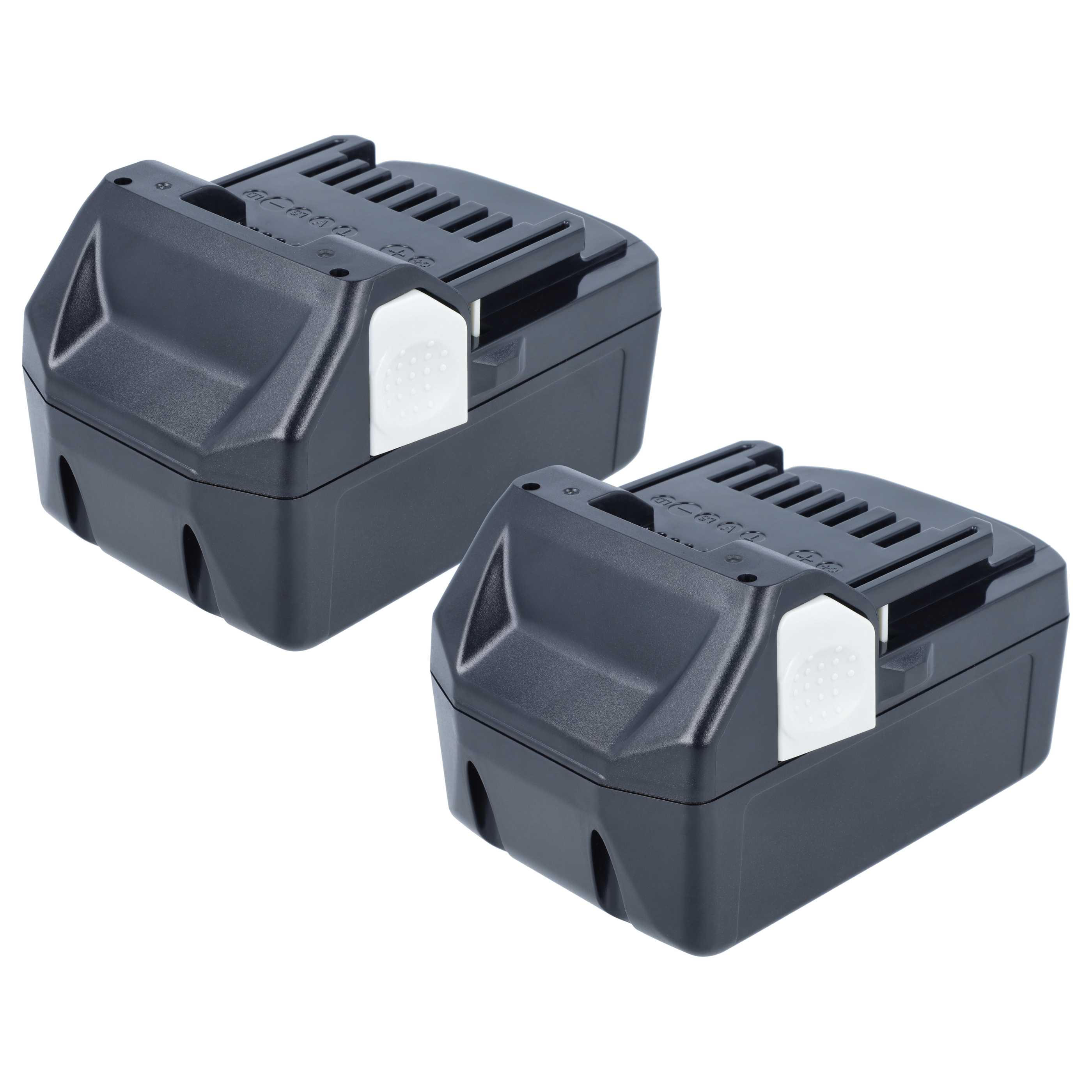 Akku (2x Stück) 18V als Ersatz für Hitachi Hikoki 33055, 330068, 330067, 330557, 330139 - 5Ah, Li-Ion