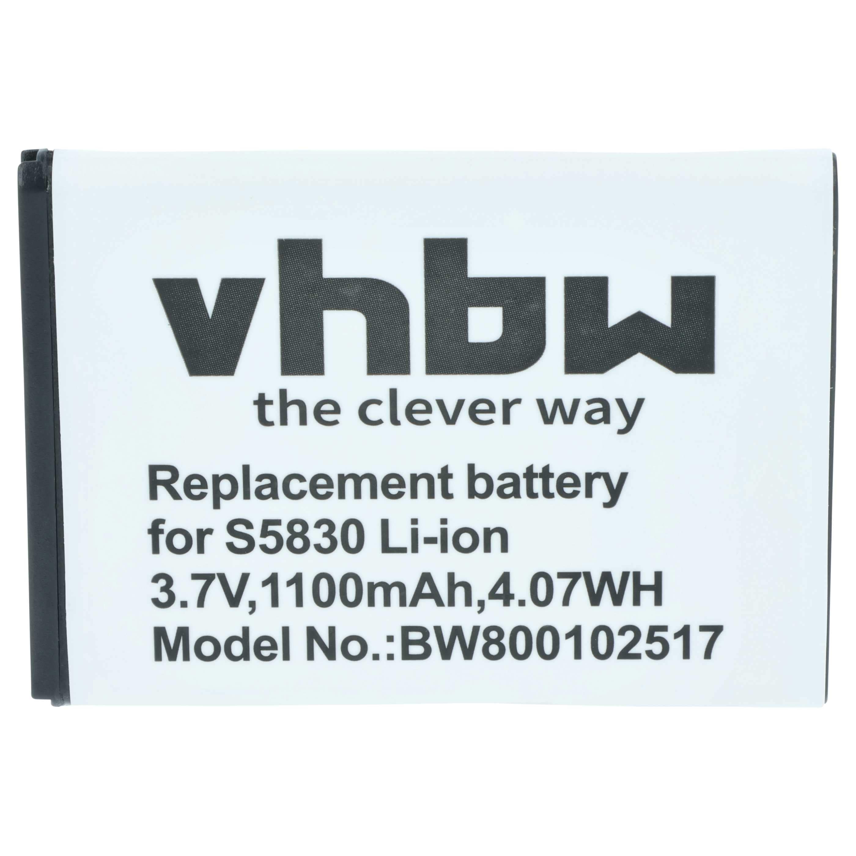 Mobile Phone Battery replaces Samsung EB494358VU - 1100 mAh 3.7 V Li-Ion