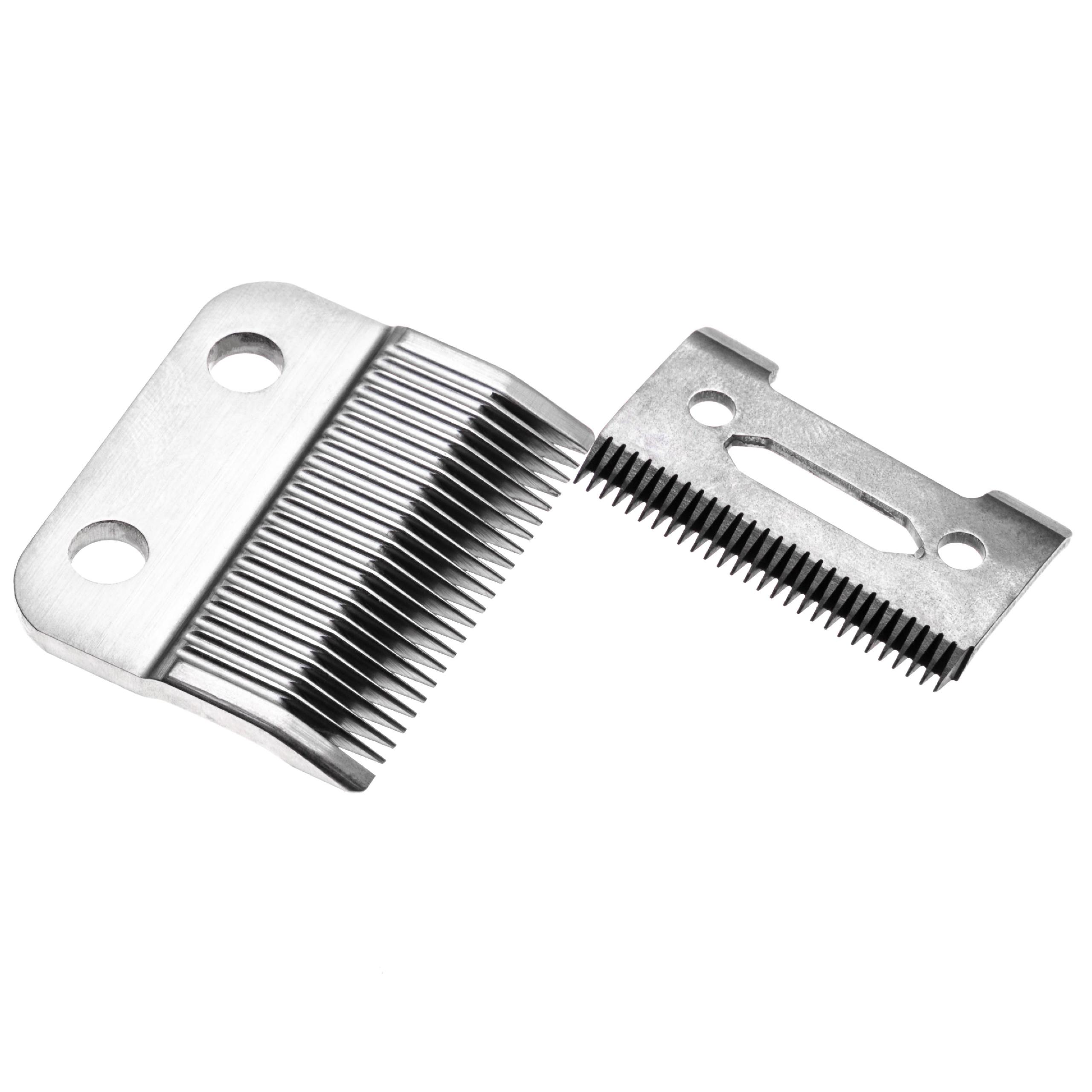 vhbw Schneidsatz 2x Messer Ersatz für Wahl WA2470-050, WA2050-500 für Haarschneidemaschine