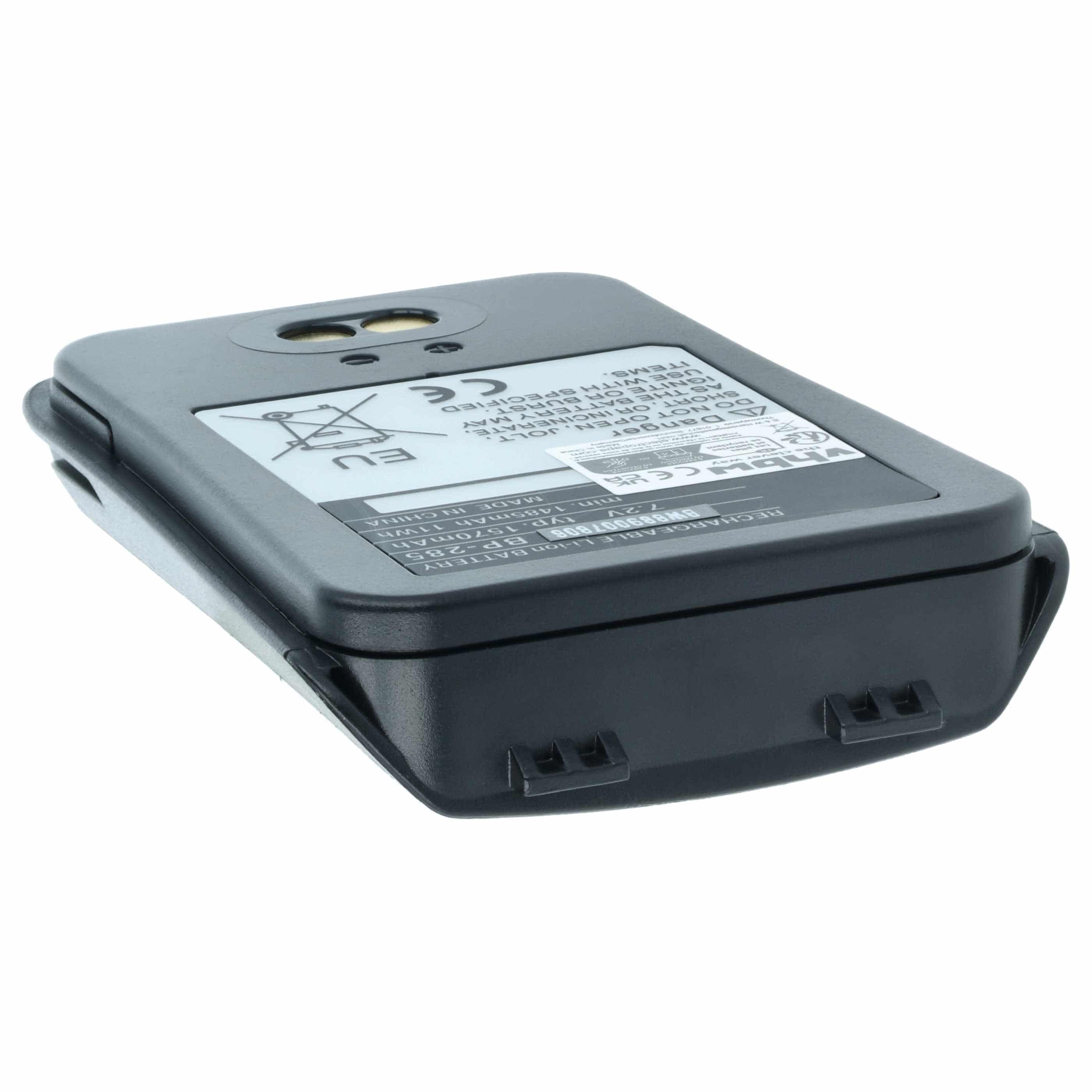 Radio 2x Battery replaces Icom BP-285 - 1570 mAh 7.2 V Li-Ion