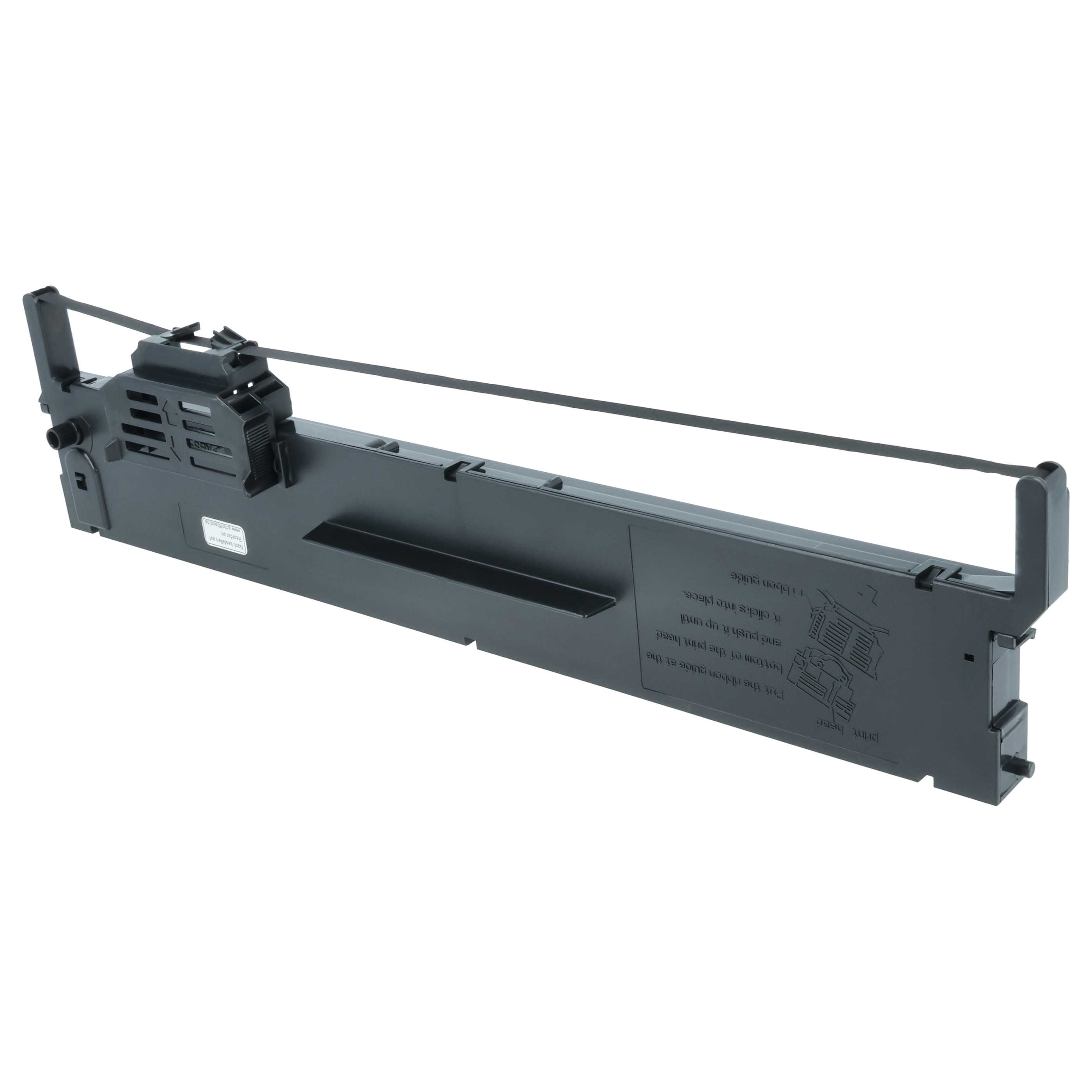 3x Ink Ribbon replaces Epson C13S015339 for Dot Matrix, Receipt Printer - Black