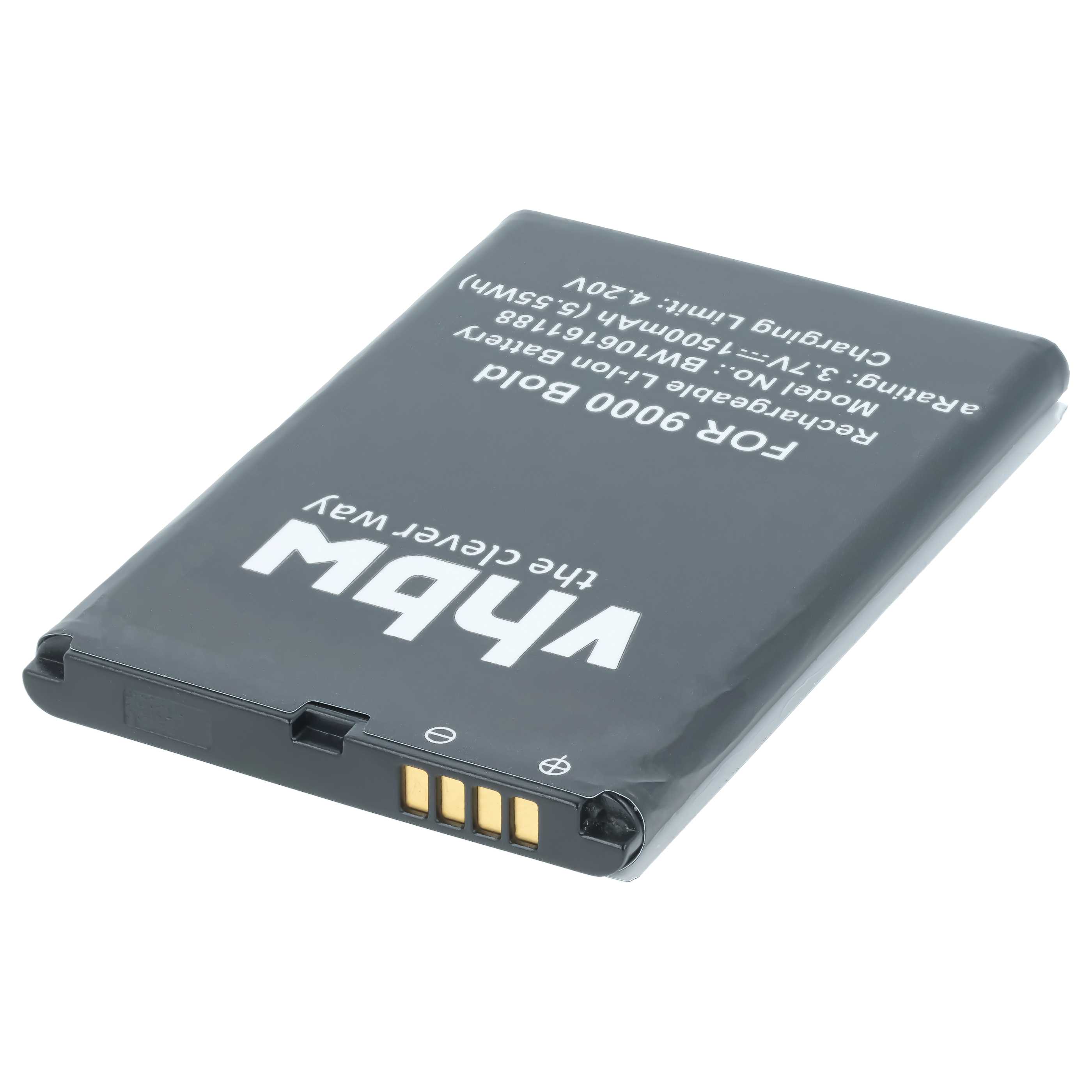 Akku als Ersatz für BlackBerry BAT-14392-001, M-S1, ACC14392-001 für Blackberry - 1500mAh 3,7V Li-Ion