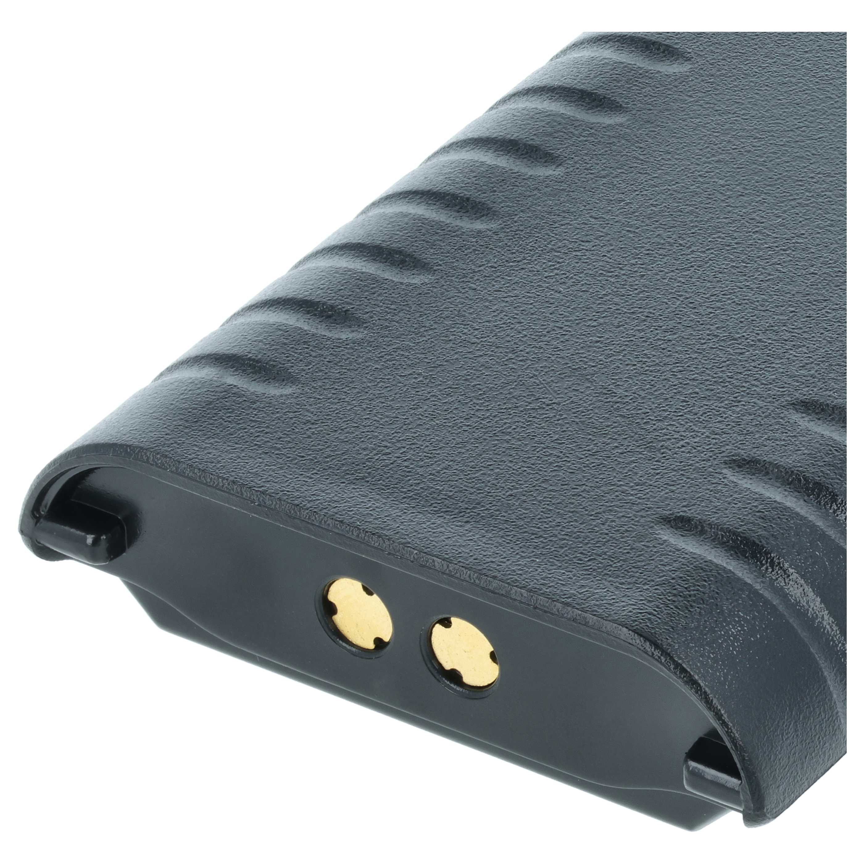 Radio 2x Battery replaces Yaesu Vertex FNB-V103, FNB-V104, FNB-V103LI, FNB-V104LI - 1380 mAh 7.4 V Li-Ion