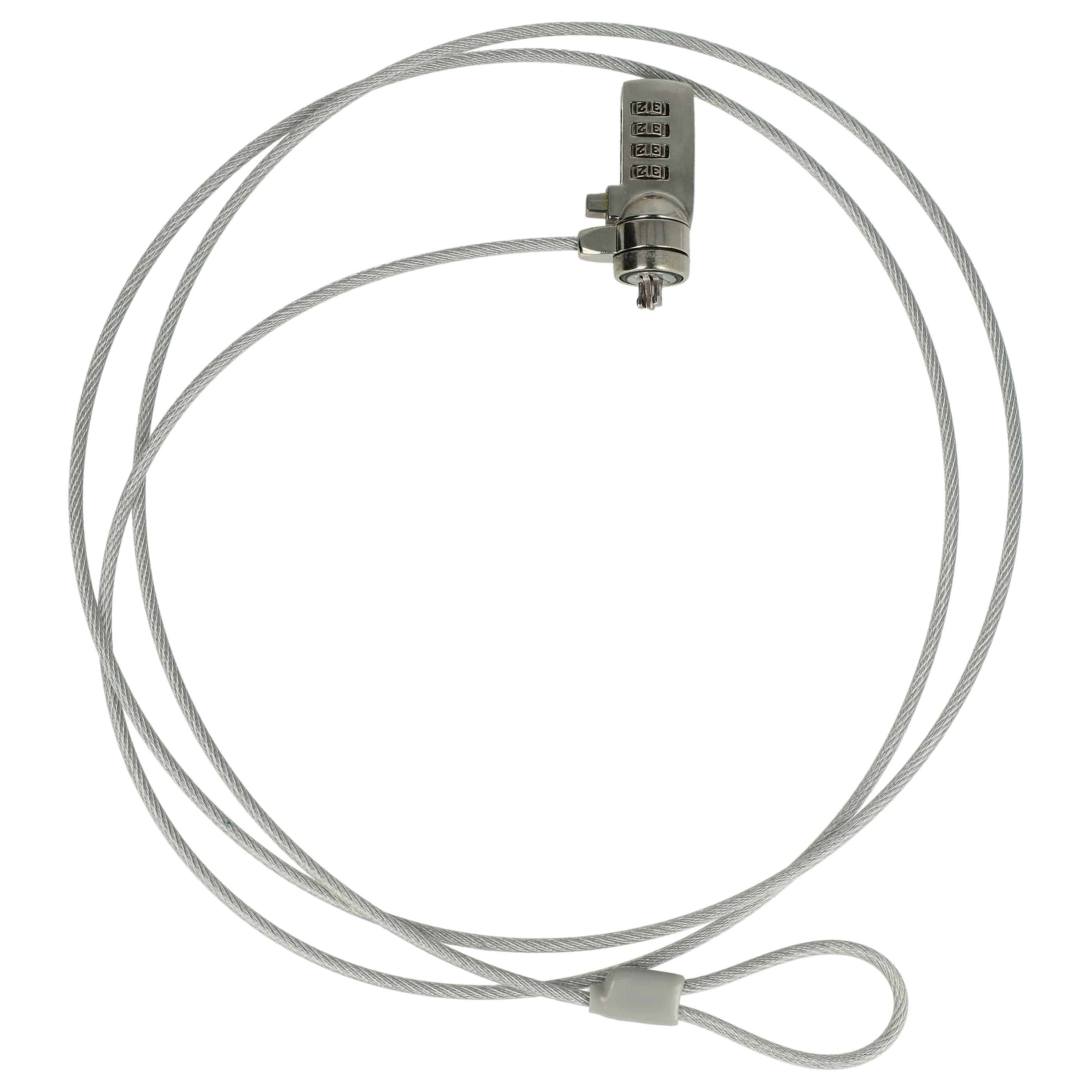20x Kensington Lock suitable for Laptop, Notebook - Cable Lock with Combination Lock, 1.8 m long