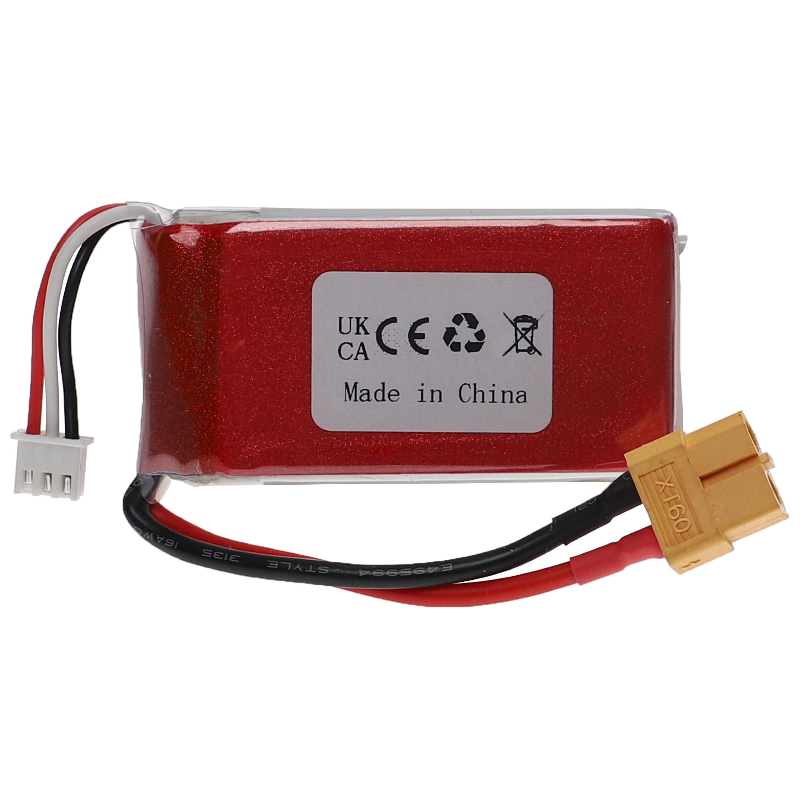 Akumulator do modeli zdalnie sterowanych RC - 1600 mAh 7,4 V LiPo, XT60