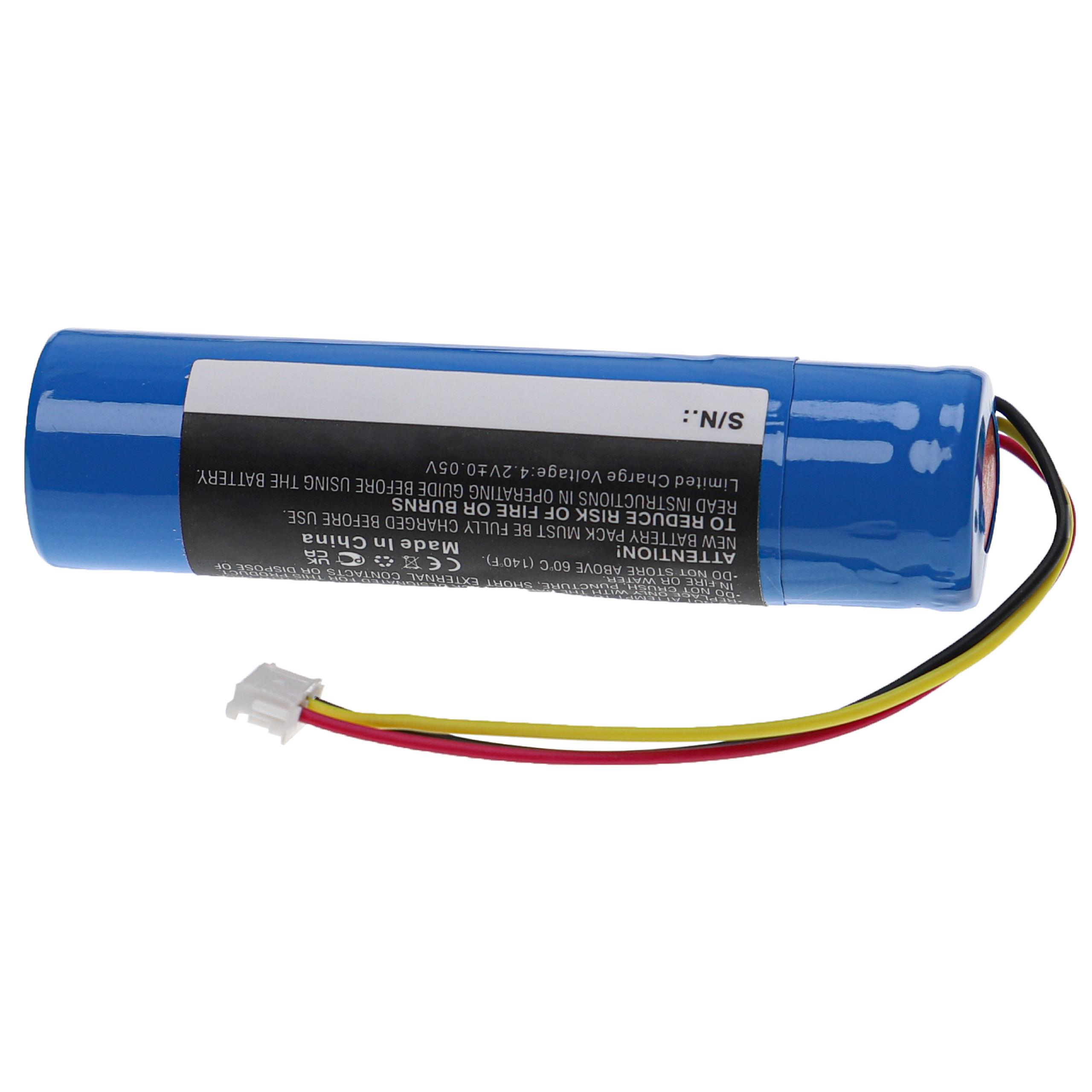 Batterie remplace AKAI 58-000252, UF16650ZTA, NB2537-R0 pour instrument à vent - 1600mAh 3,7V Li-ion
