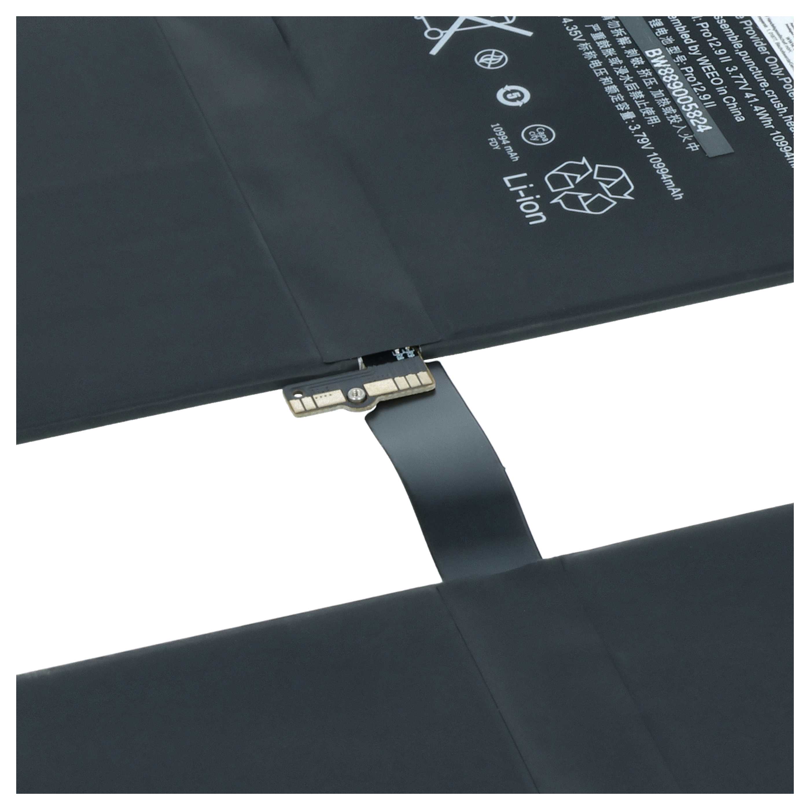 Tablet Battery Replacement for Apple A1754, 020-01238 - 10994 mAh 3.77 V Li-Ion