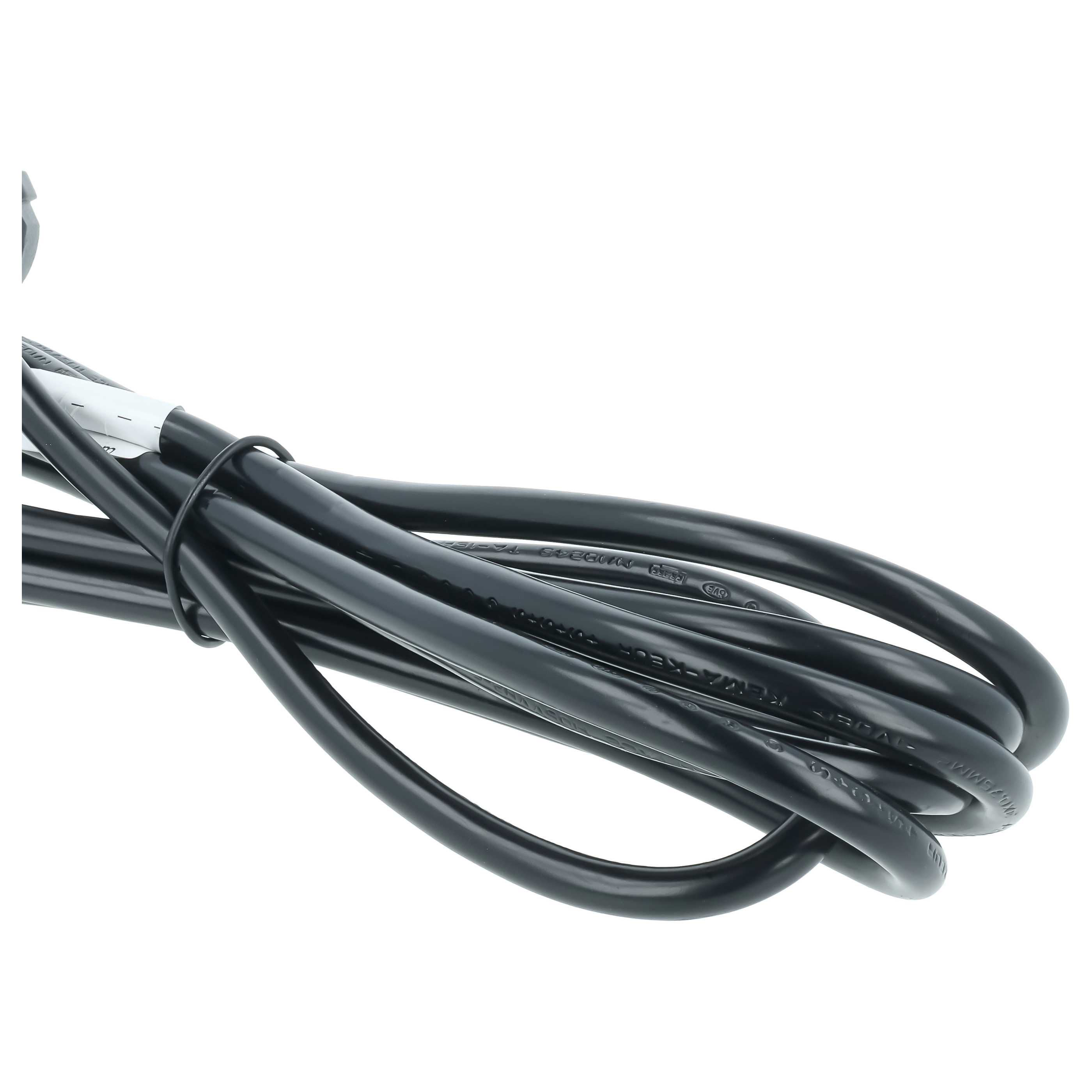 5x C13 Power Cable Euro Plug suitable for Devices e.g. PC Monitor Computer - 3 m