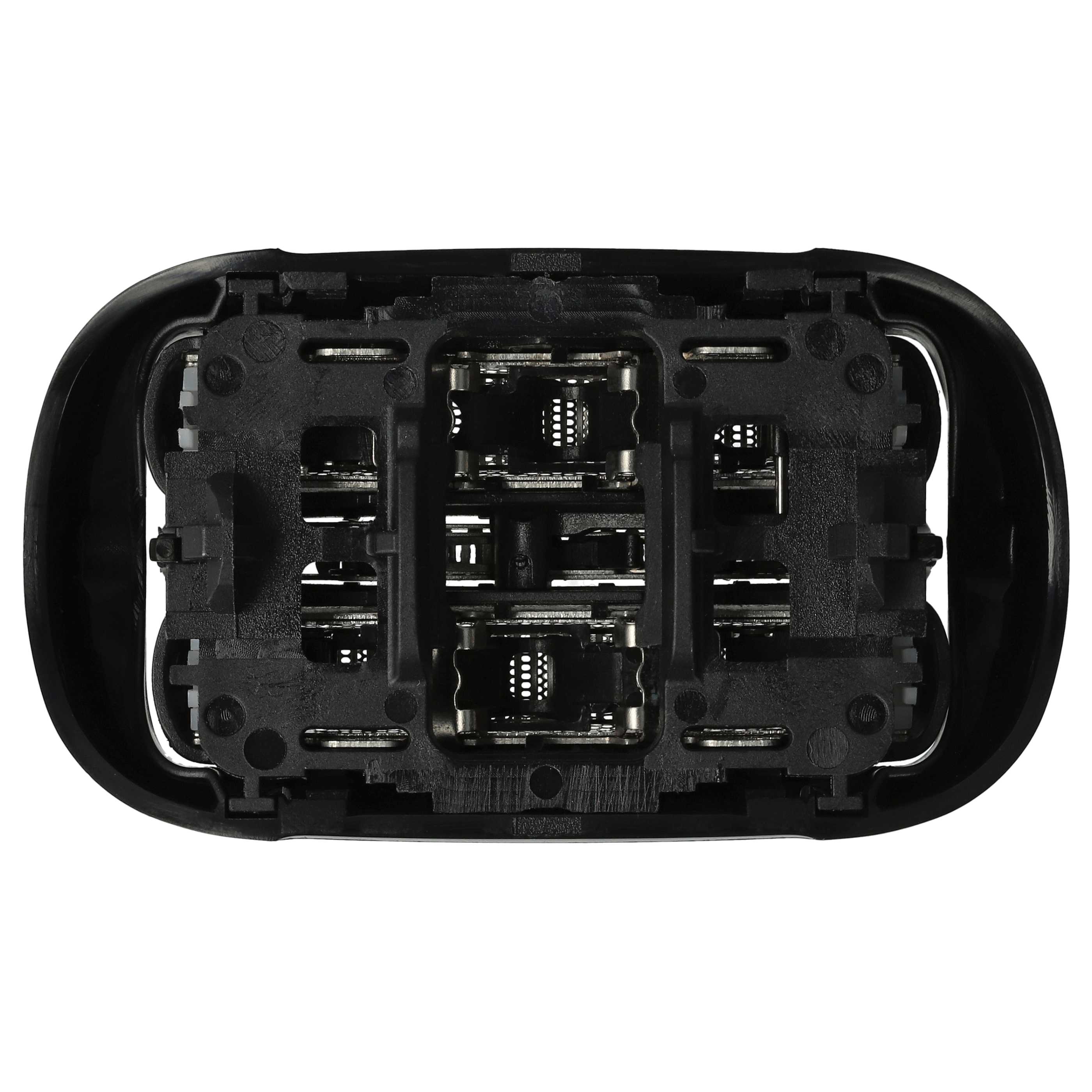 Cabezal reemplaza Braun 81746550, 53B para afeitadoras Braun - negro / plata