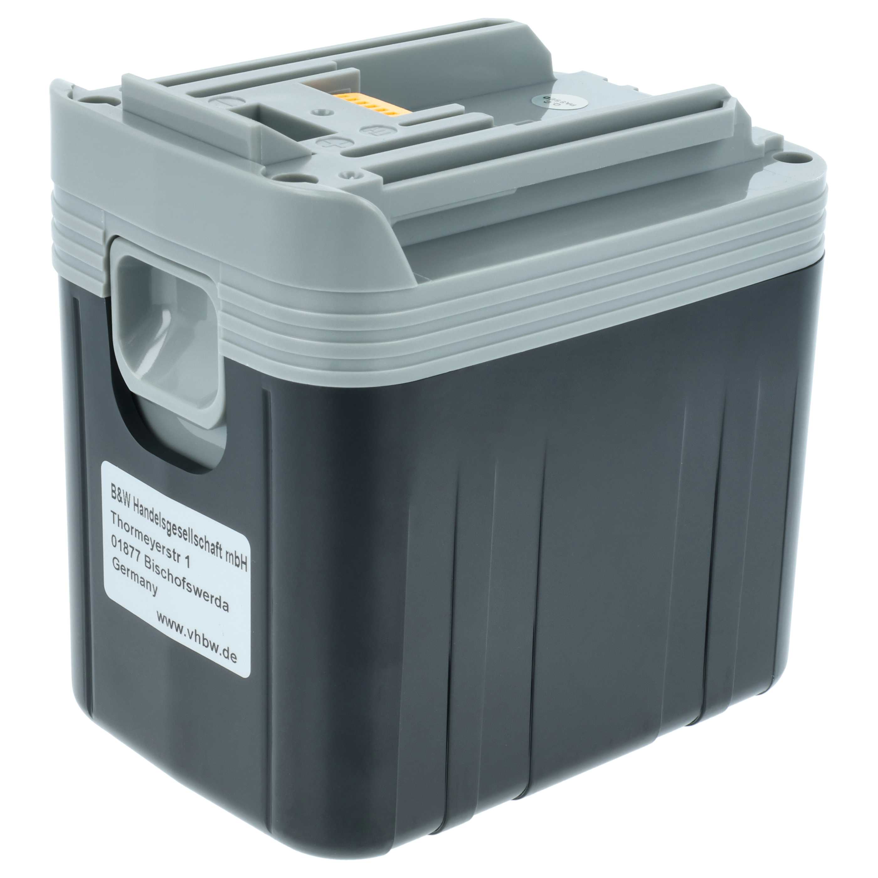 Batería para herramienta reemplaza Makita 193130-5, 193128-2, 193127-4, 193131-3 - 1500 mAh, 24 V, NiMH