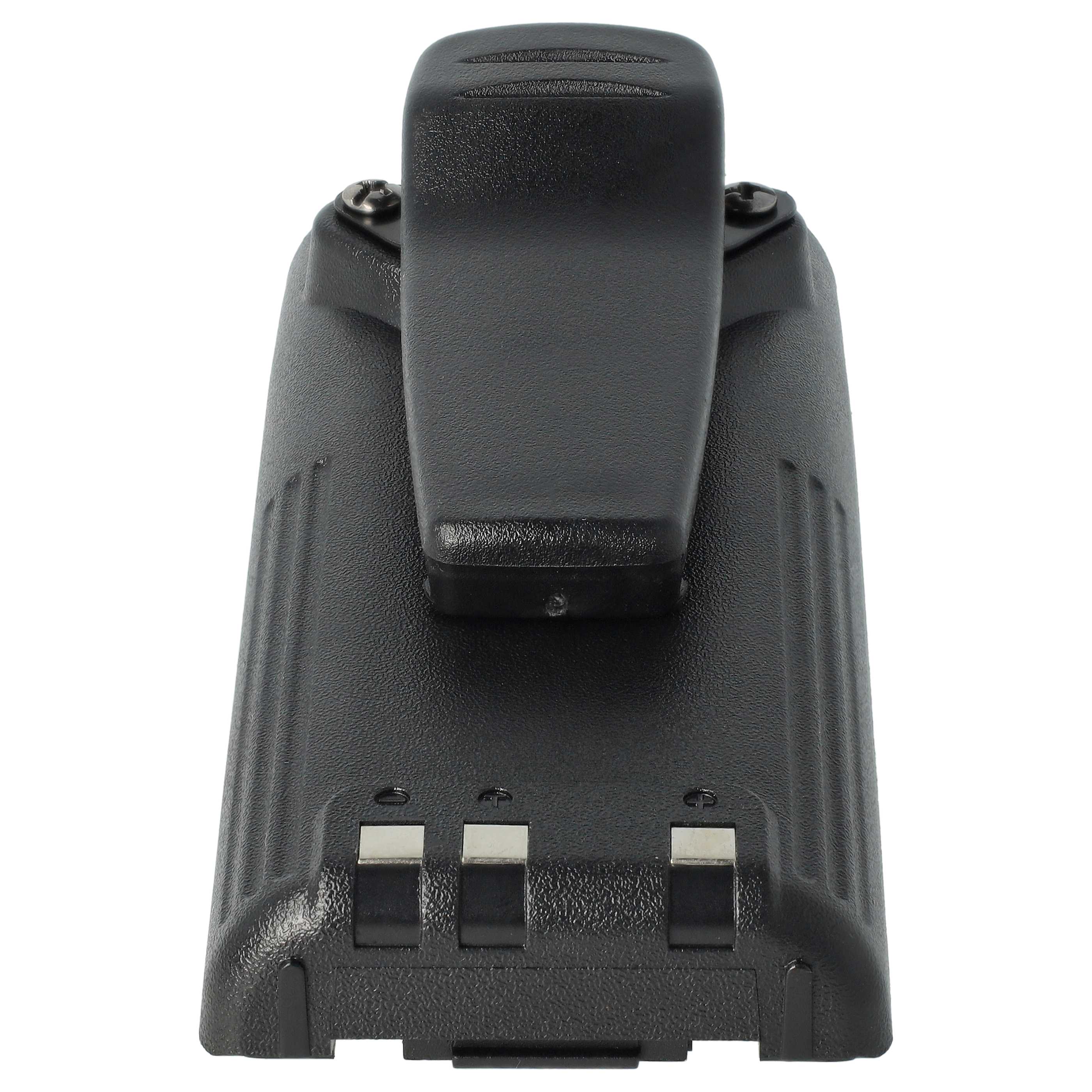 Radio 2x Battery replaces Icom BP-211, BP-210N, BP-210, BP-209N, BP-209 - 2000 mAh 7.4 V Li-Ion + Belt Clip