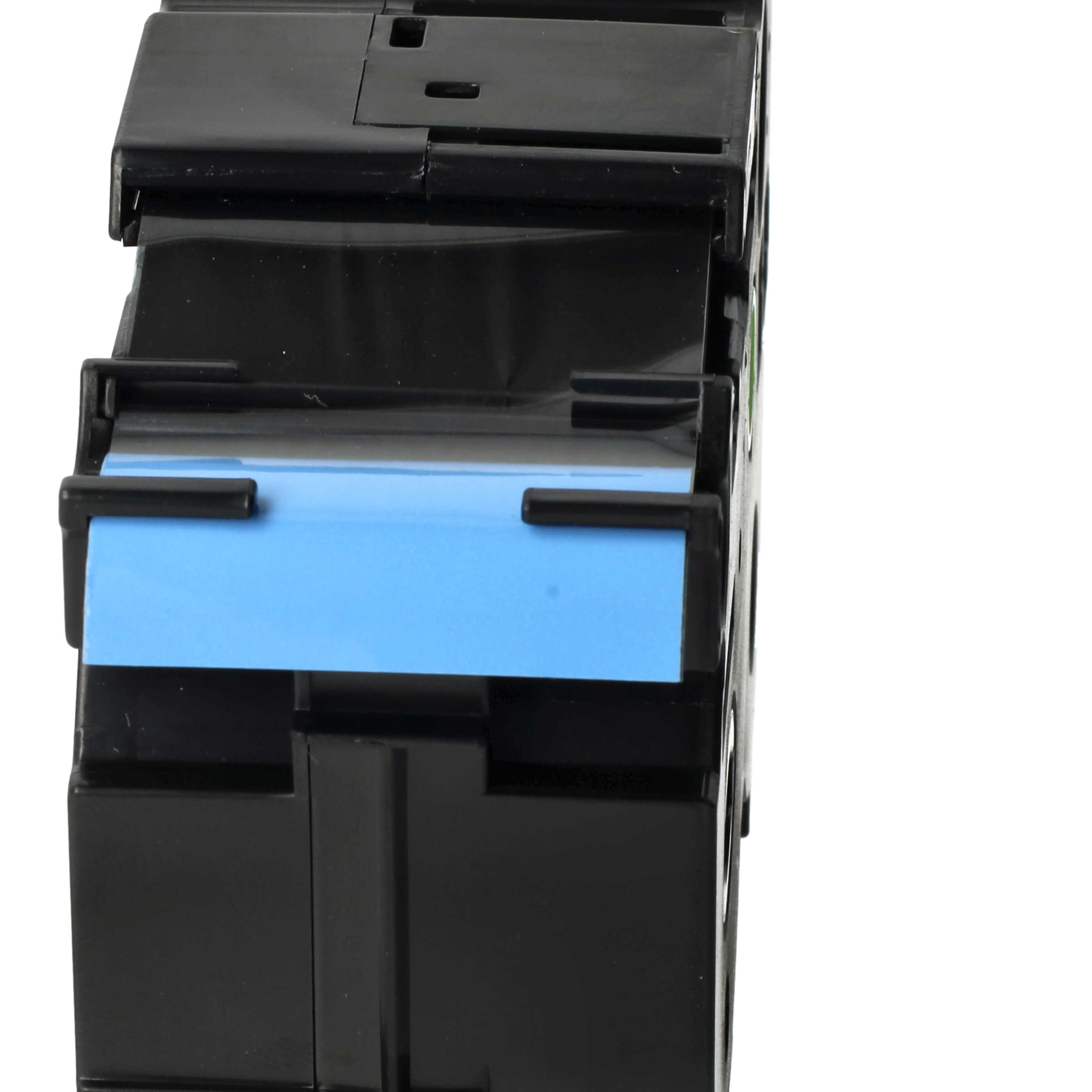 Casete cinta escritura reemplaza Brother AHe-S561, HGE-S561, HGES561 Negro su Azul