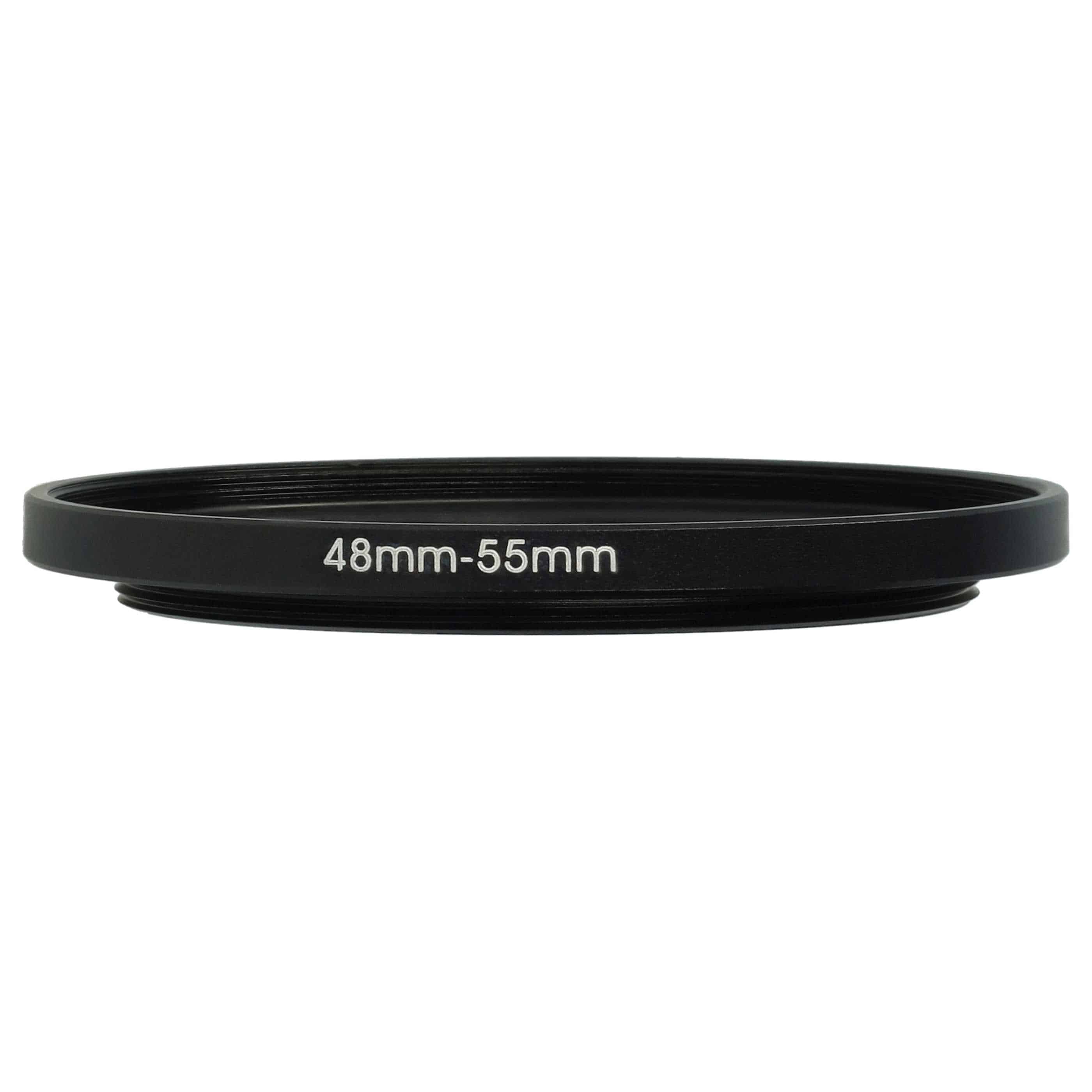 Bague Step-up 48 mm vers 55 mm pour divers objectifs d'appareil photo - Adaptateur filtre