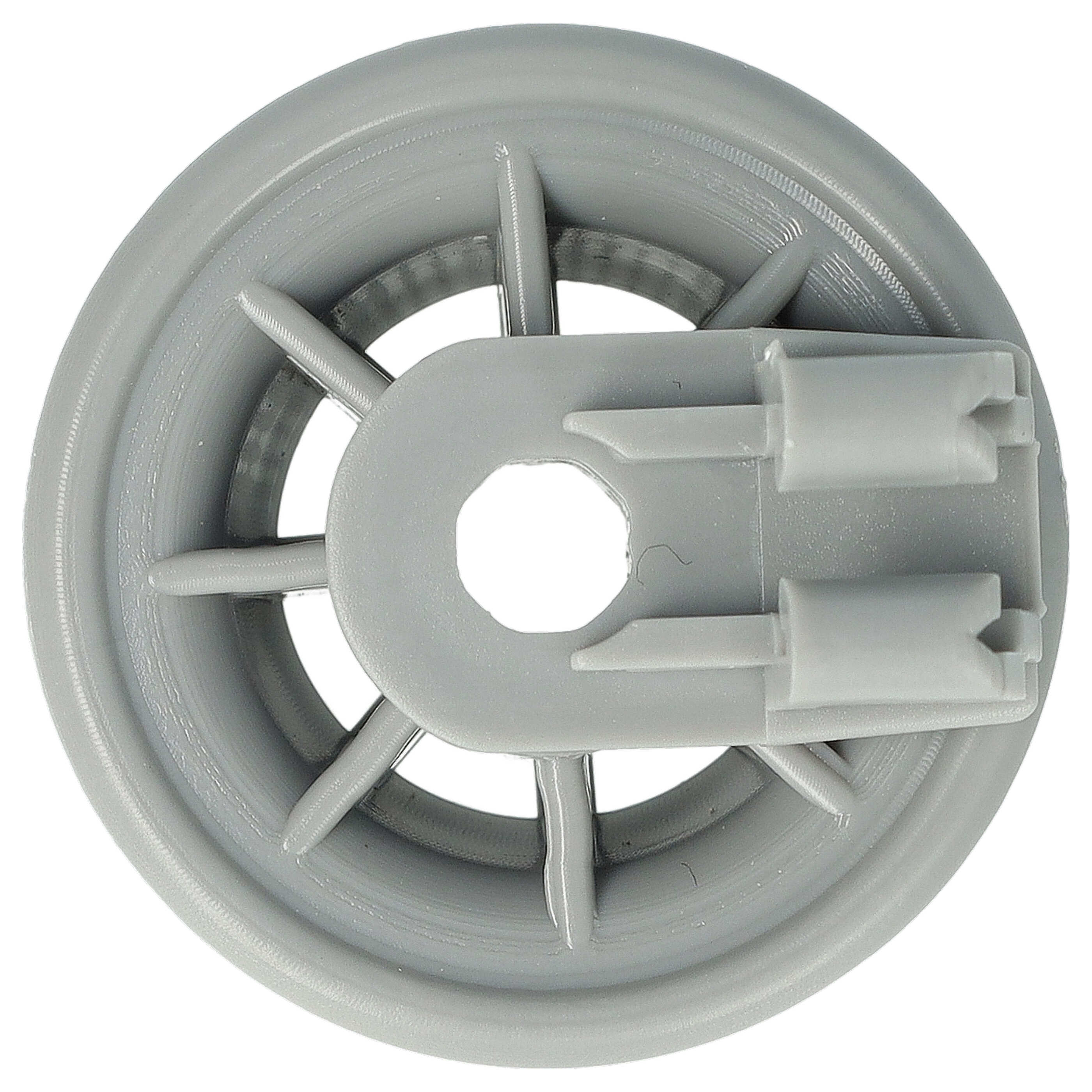 4x Lower Basket Wheel Diameter 35 mm replaces Bosch 00170838, 00183955, 00170834 for Hanseatic Dishwasher