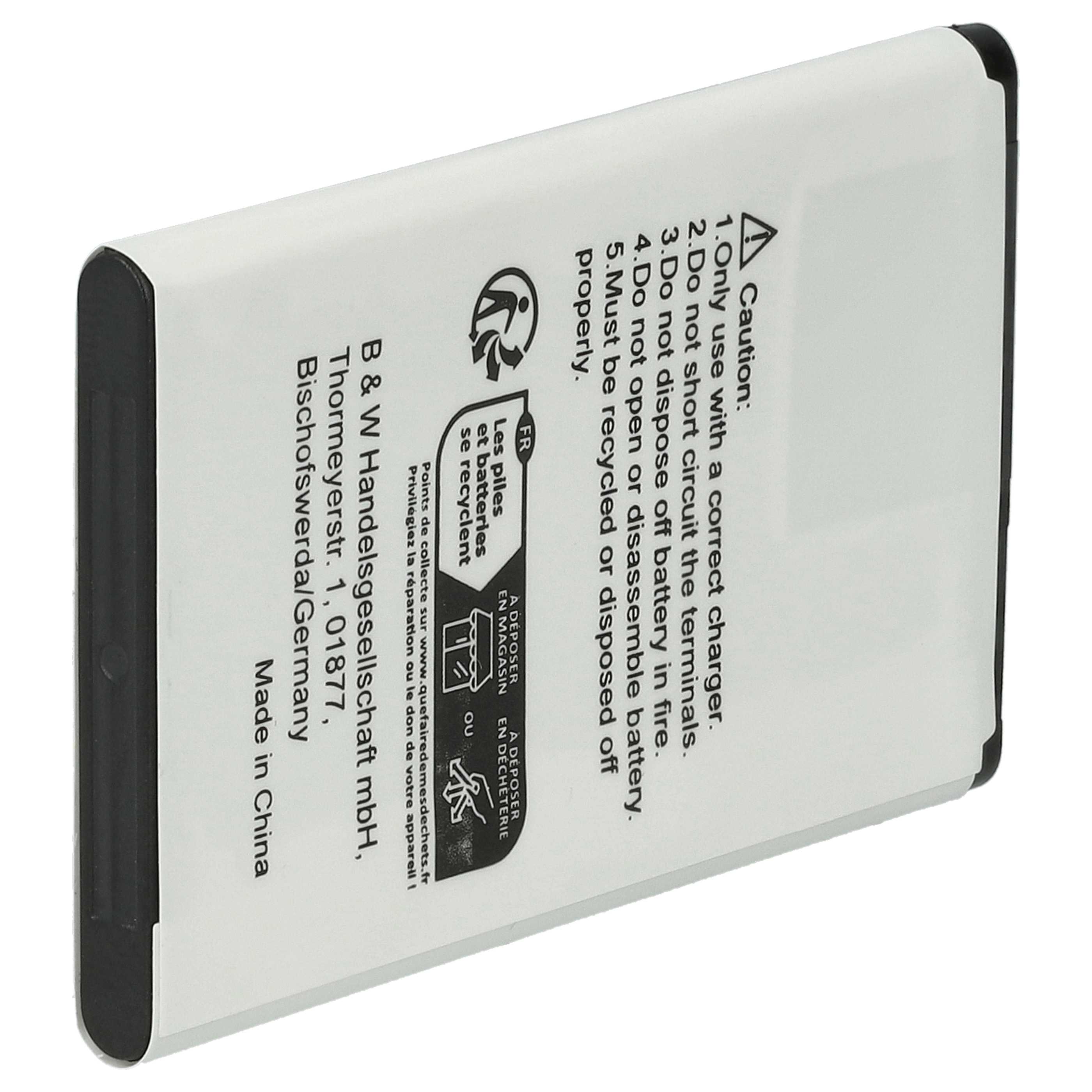 2x Akumulator do telefonu dla seniora zamiennik Swisstone RCB03S02 - 800 mAh 3,7 V Li-Ion